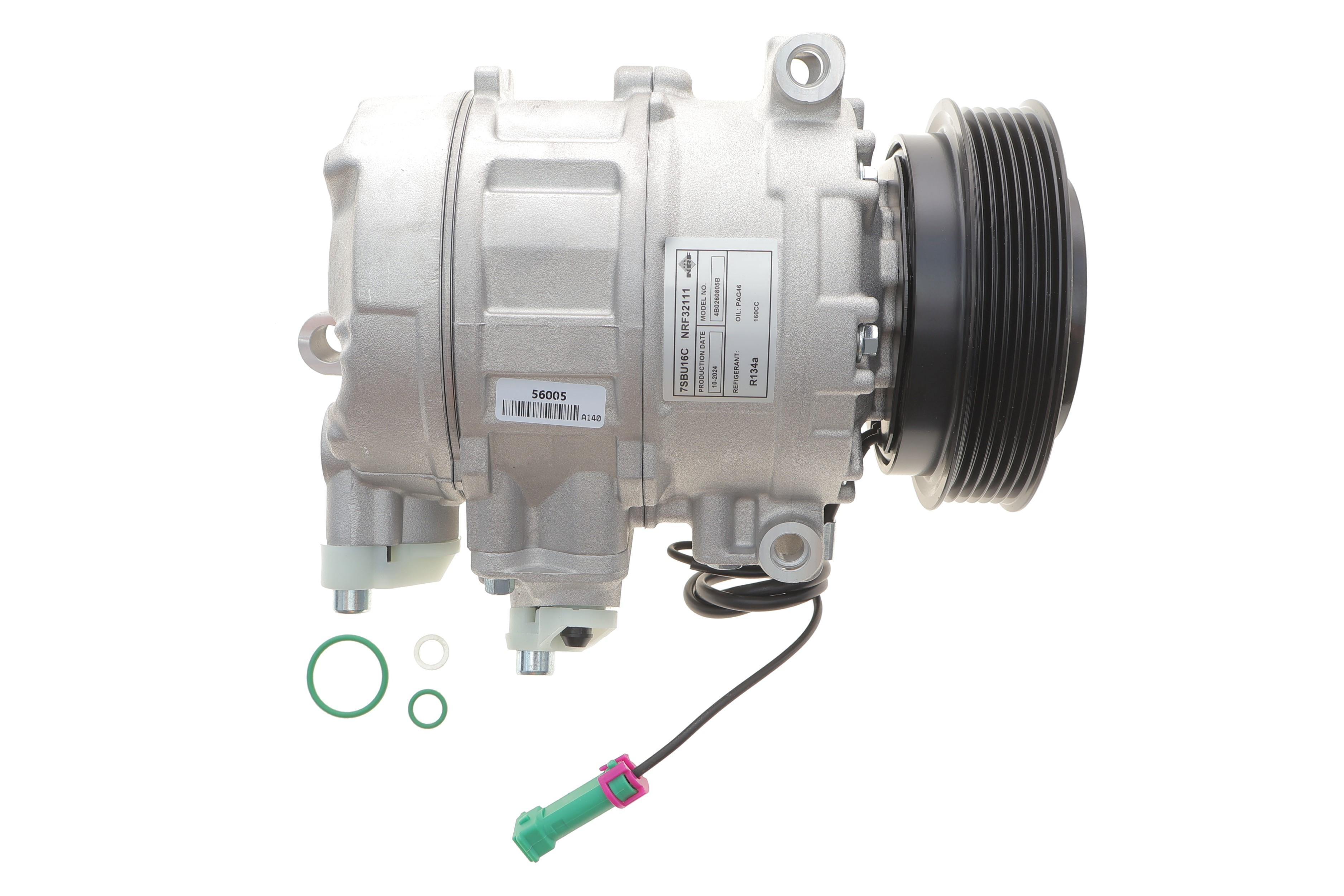 Компресор кондиціонера Audi A4/A6/A8/VW Passat 94-12 (6PK/d=119mm)