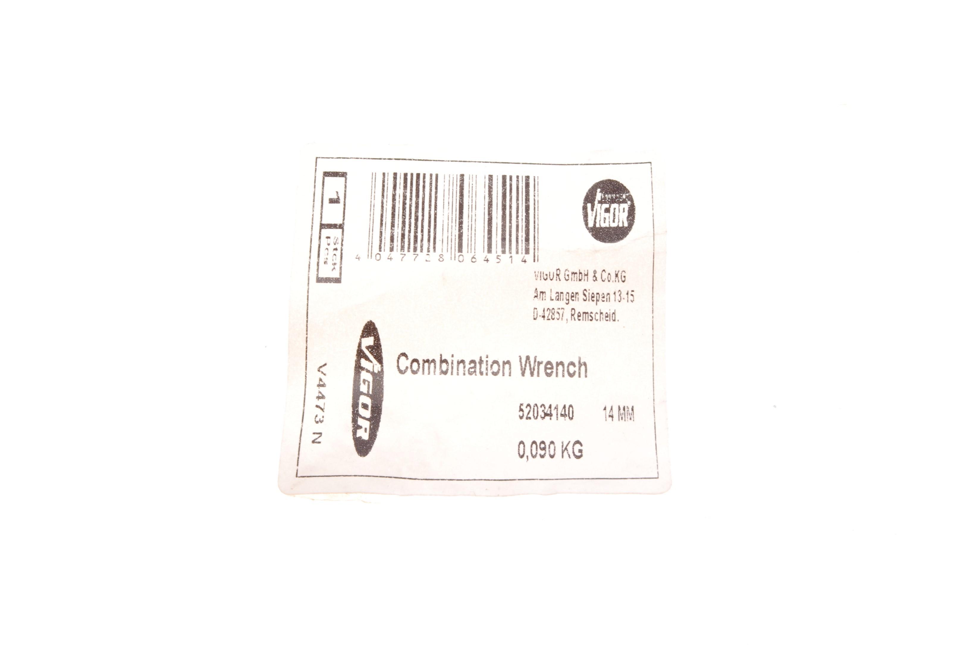 Ключ рожково-накидной 14 мм L-171 мм