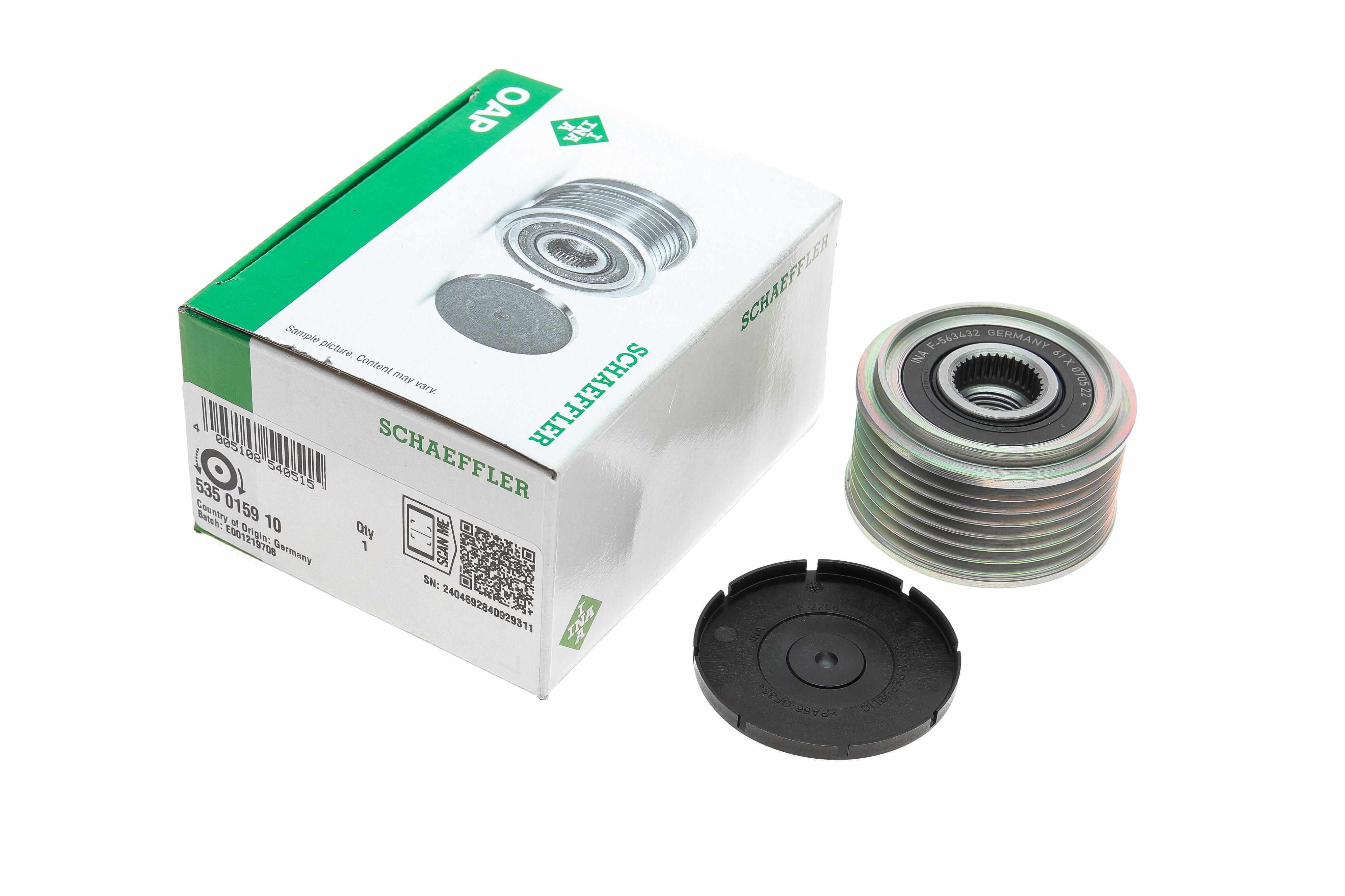 Шкив генератора Ford Transit 2.4 TDCi 00-06