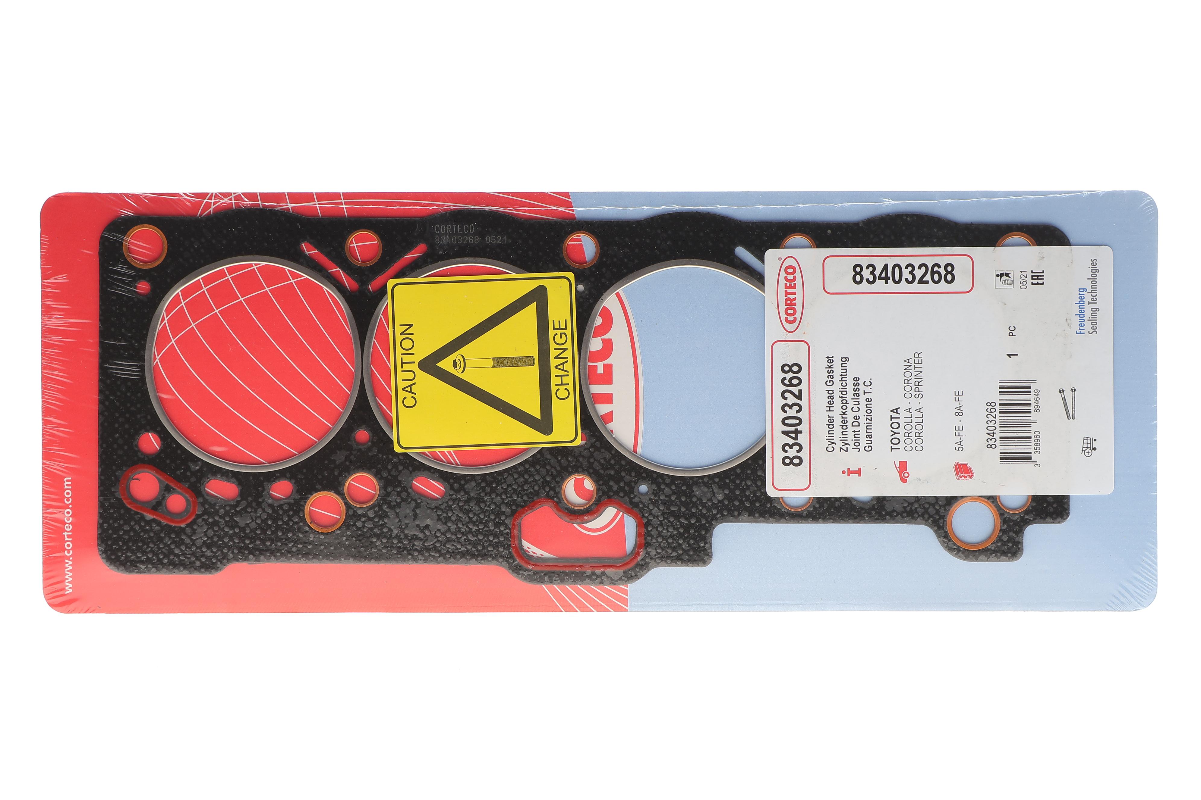 Прокладка ГБЦ Toyota Corona 1.5 87-89 (1.40mm)