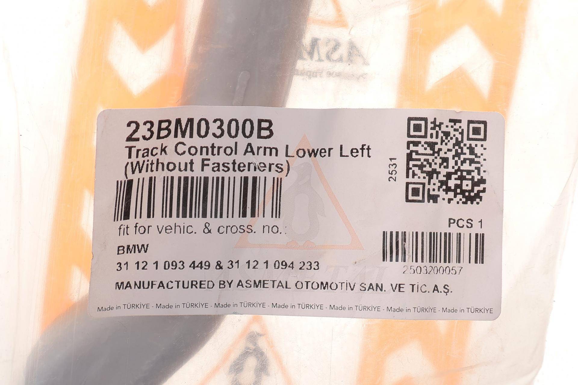 Важіль підвіски (передній/знизу) (L) BMW 5 (E39) 95-04 M47/M52/M54/M57