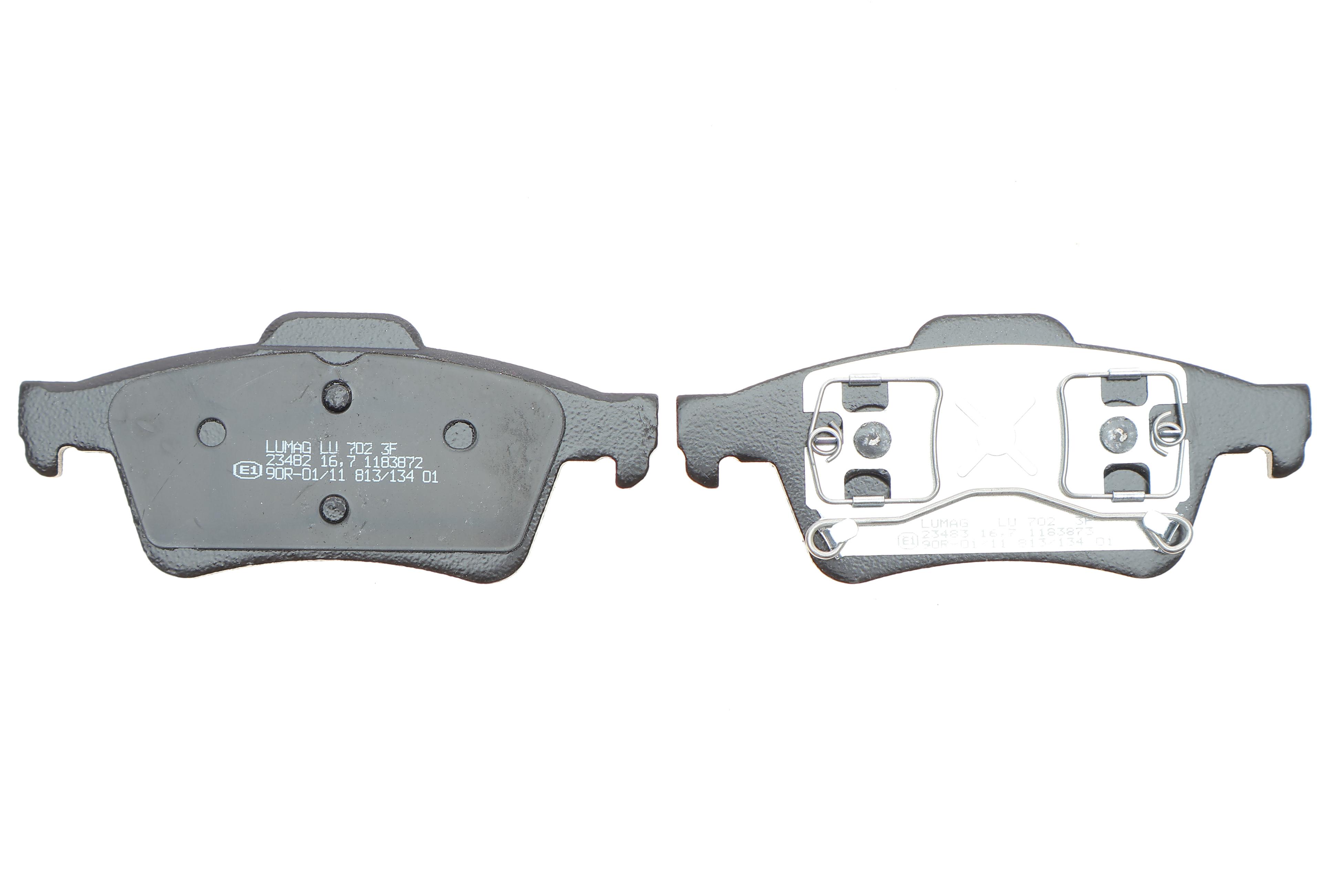 Колодки гальмівні (задні) Renault Laguna II/Megane II 01-/Ford Connect 02-