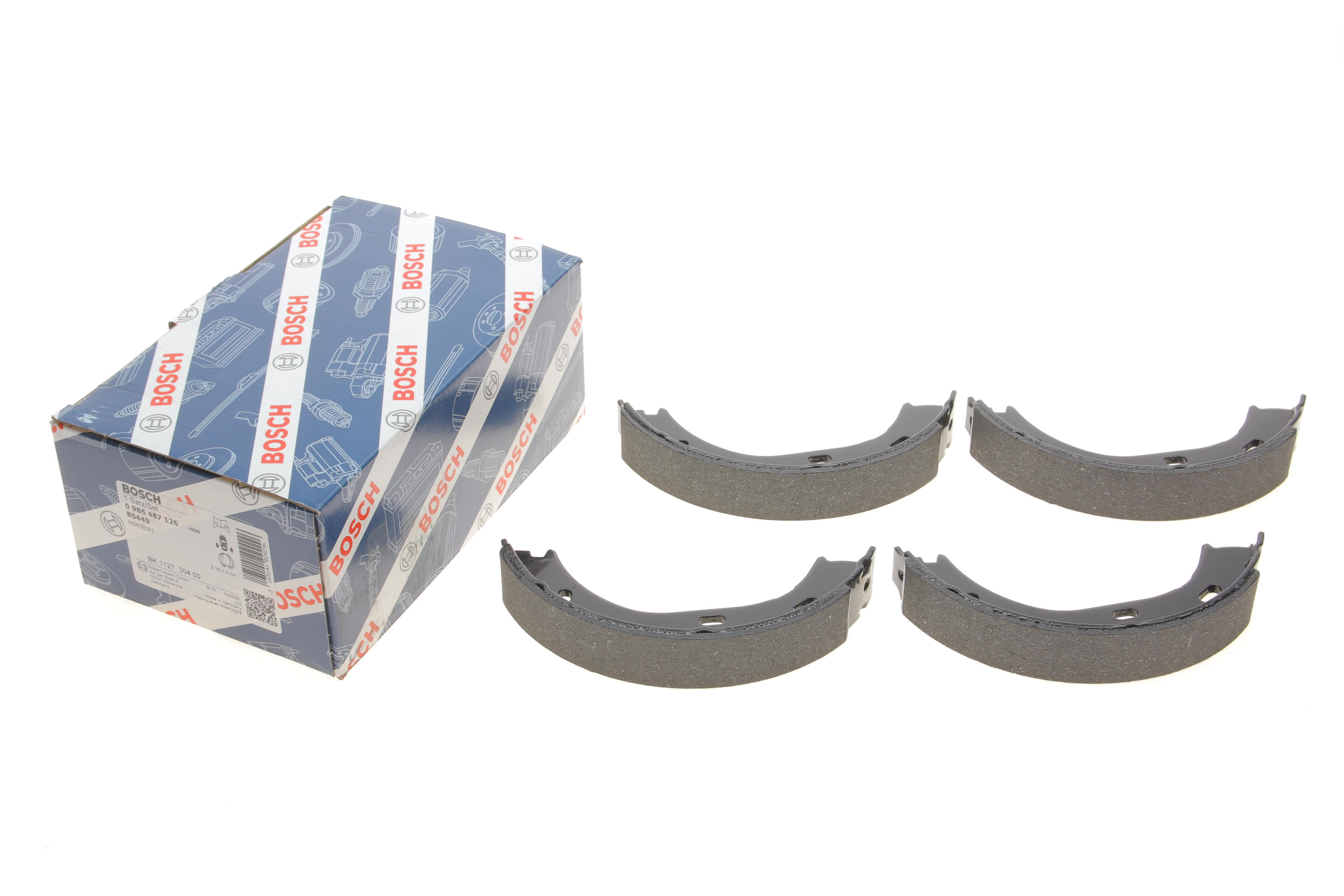 Колодки ручника MB S-class (W116/W126) 72-91 (160x25)