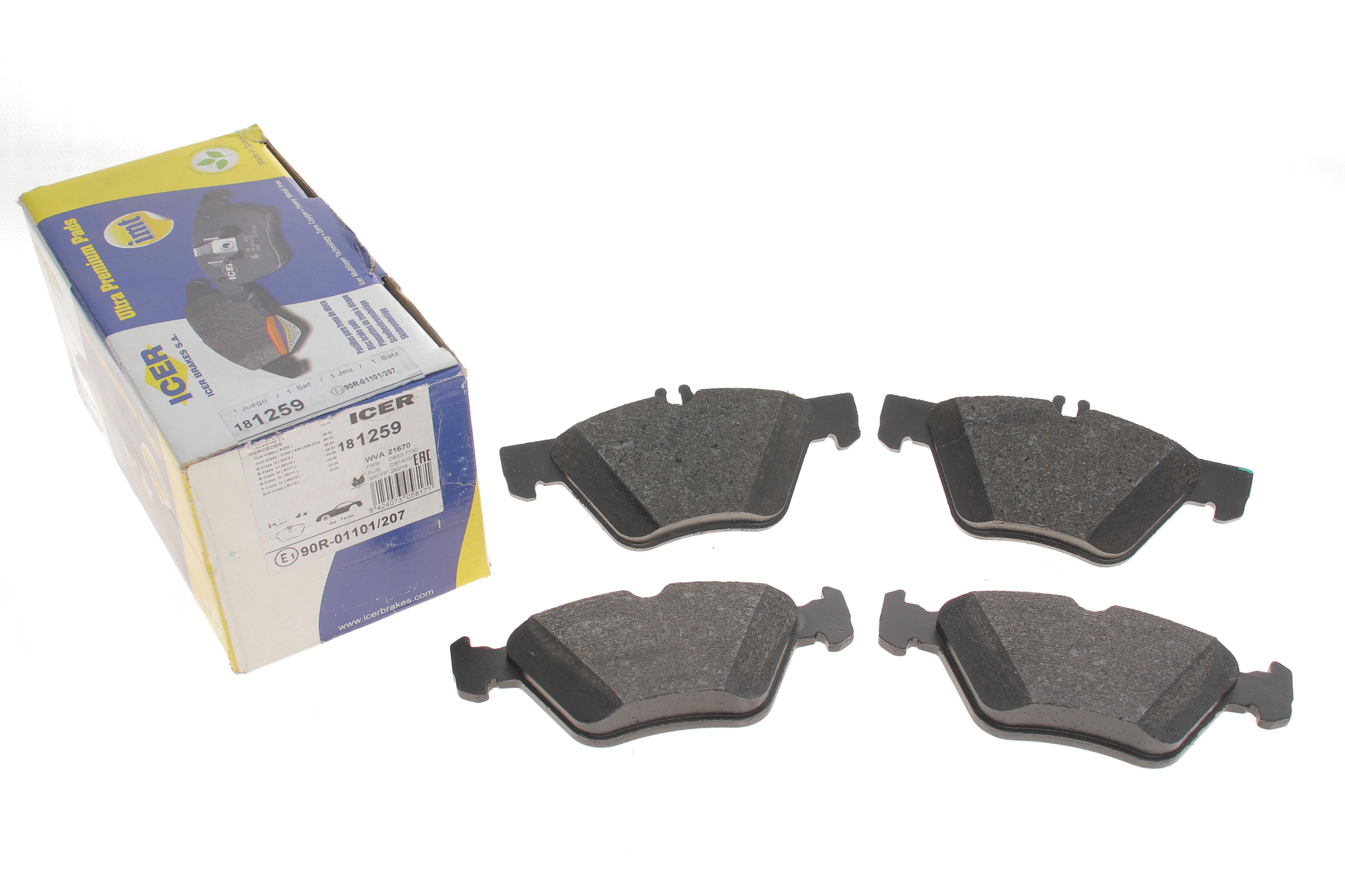 Колодки тормозные (передние) MB E-class (W210/W211)/Chrysler Crossfire 96-08