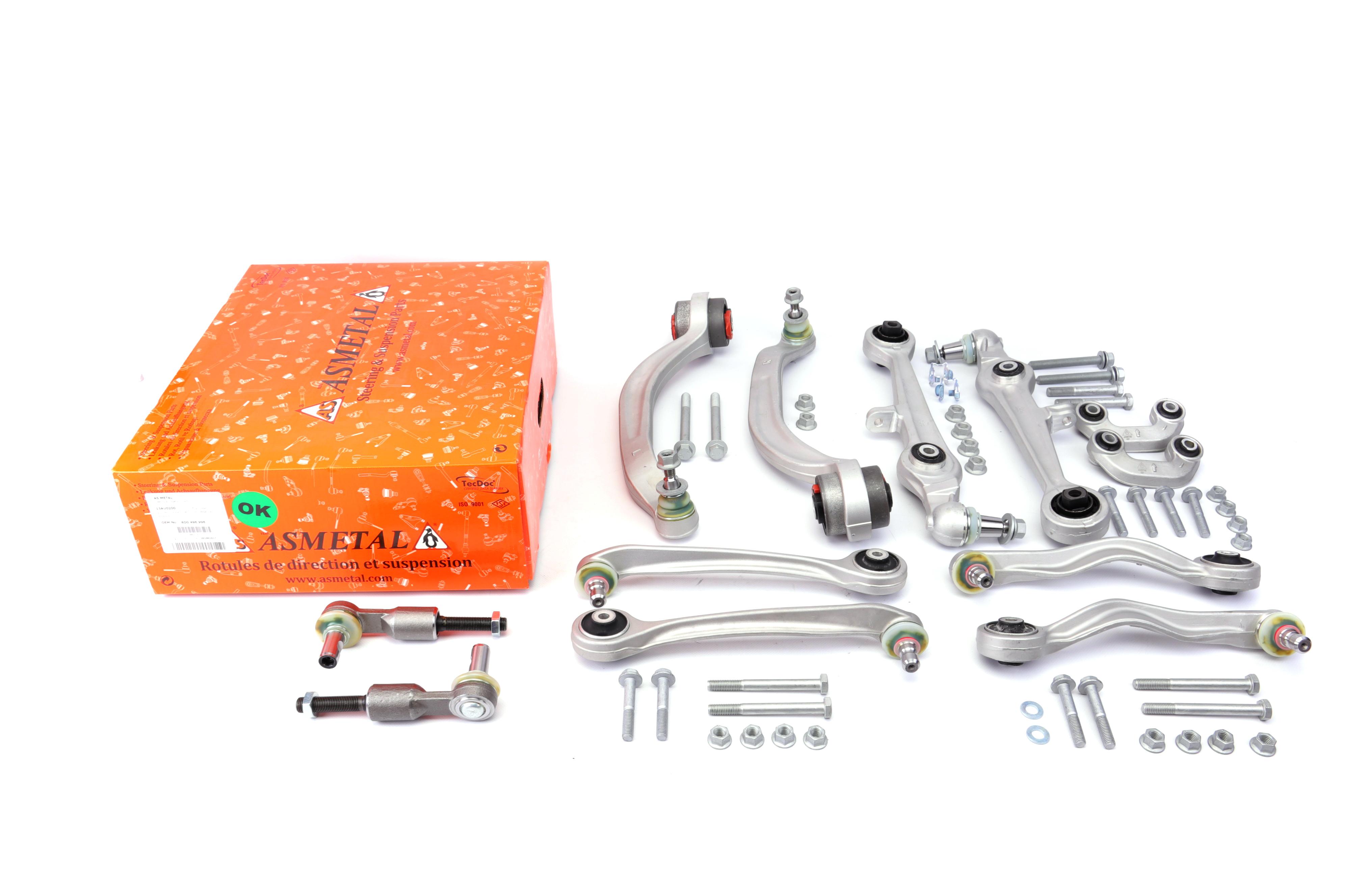 Комплект важелів підвіски (передньої) Audi A4/A6/VW Passat B5 96-05 (з болтами)