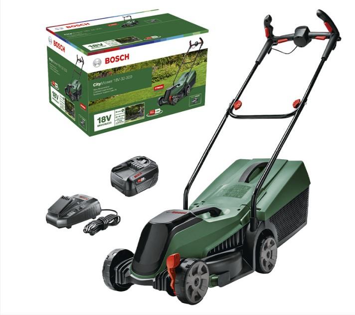 Газонокосарка акумуляторна CityMower 18V-32-300/31L/300м2