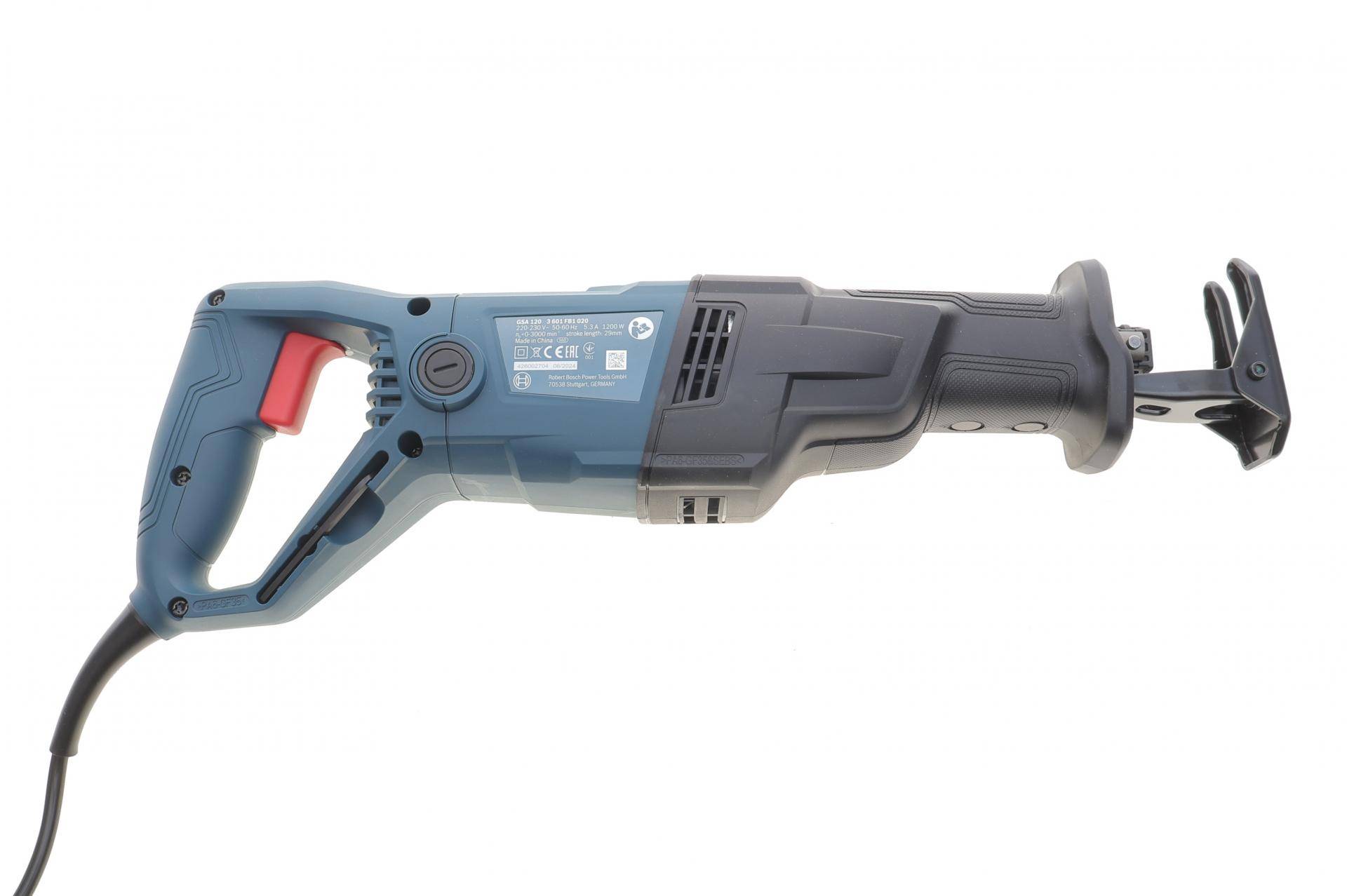 Пила шабельна електрична GSA 120 Professional (1200W) (+1 полотно)