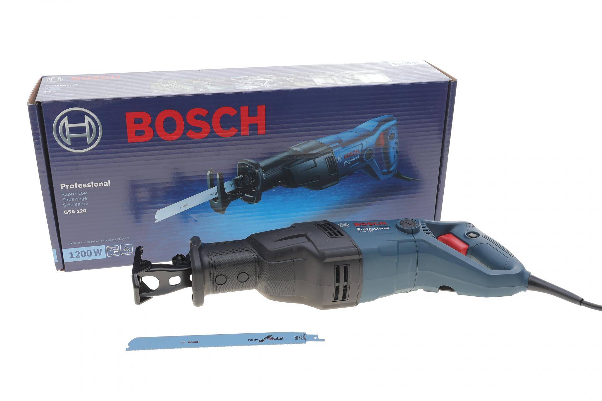 Пила шабельна електрична GSA 120 Professional (1200W) (+1 полотно)