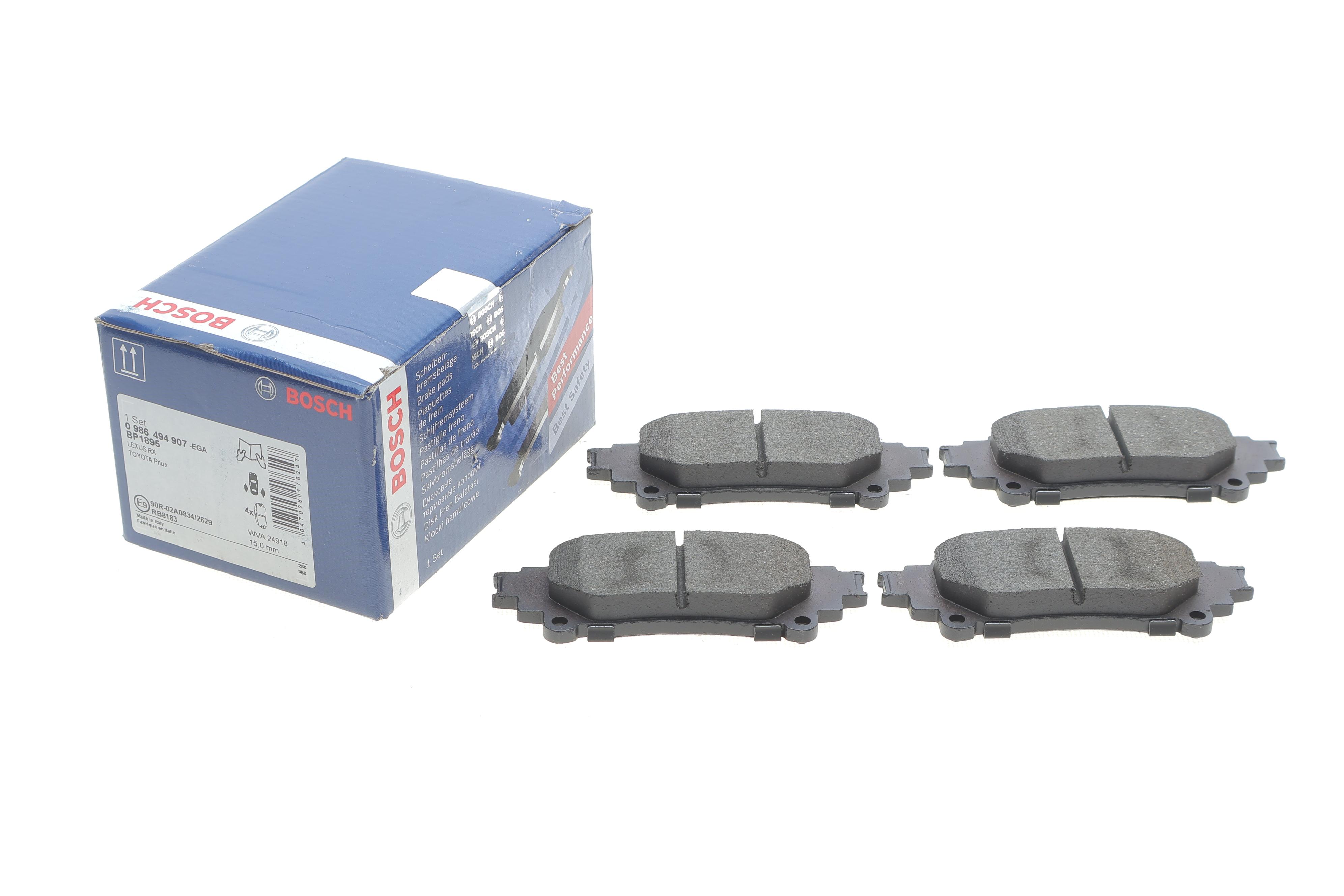 Колодки гальмівні (задні) Toyota Prius 11-/Lexus IS 13- (15x115.2x45.8)