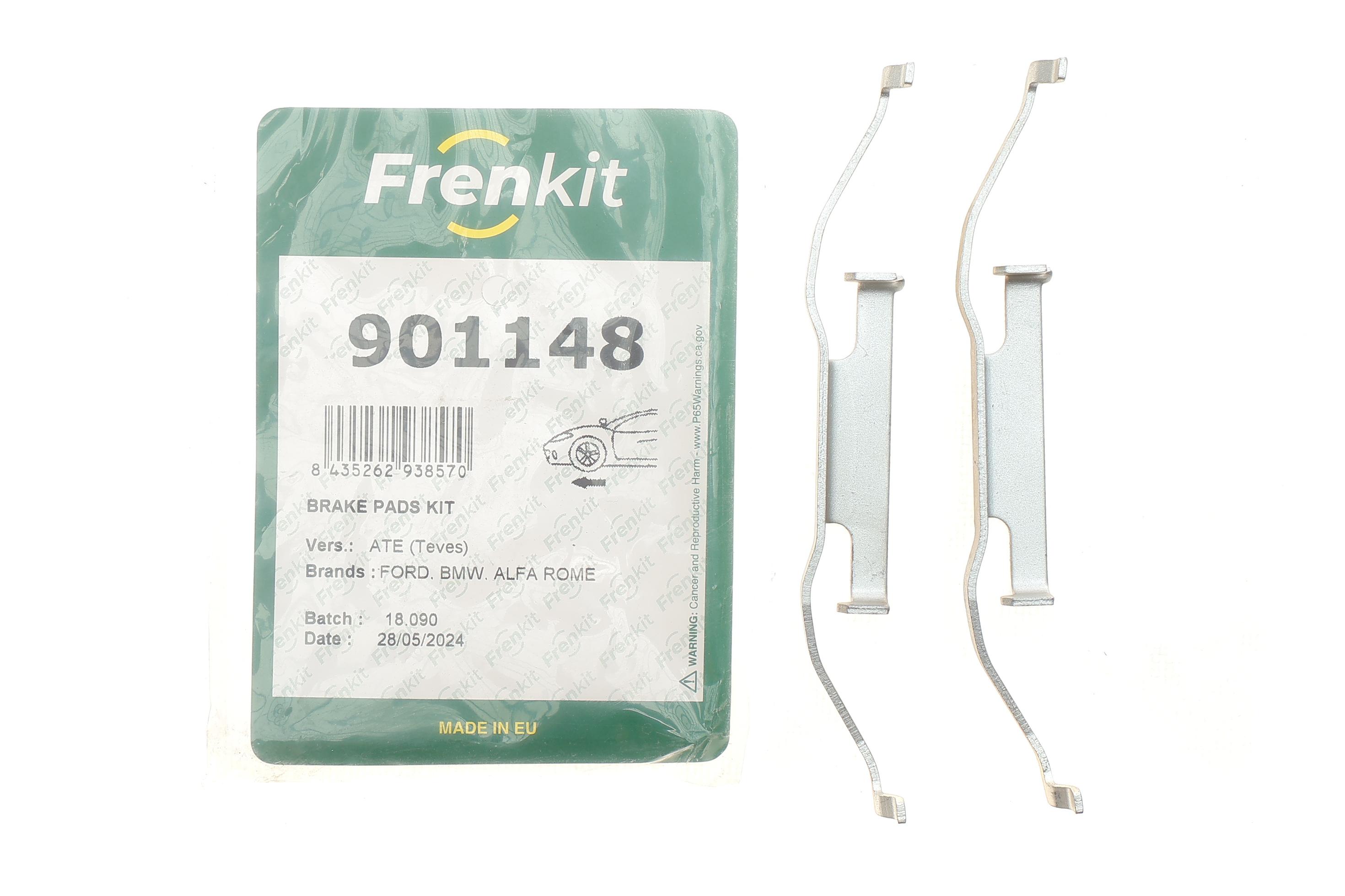 Планка супорта (переднього) прижимна (к-кт) BMW 3 (E36)/5 (E39) 90-04 (Ate)