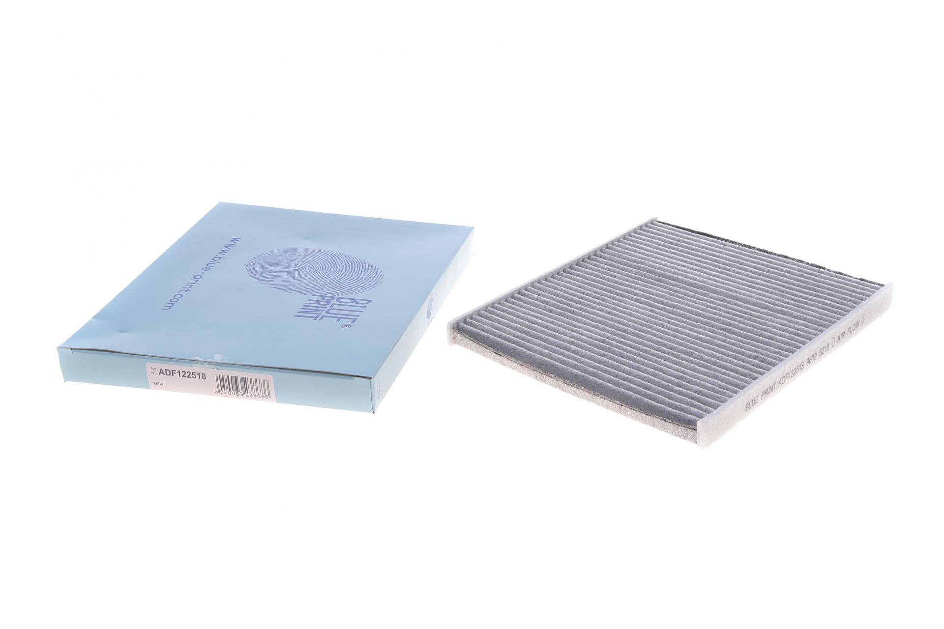 Фільтр салону Fiat Panda 1.1-1.4 JTD 95-/Ford Ka 1.2/1.3 TDCi 08-16 (вугільний)