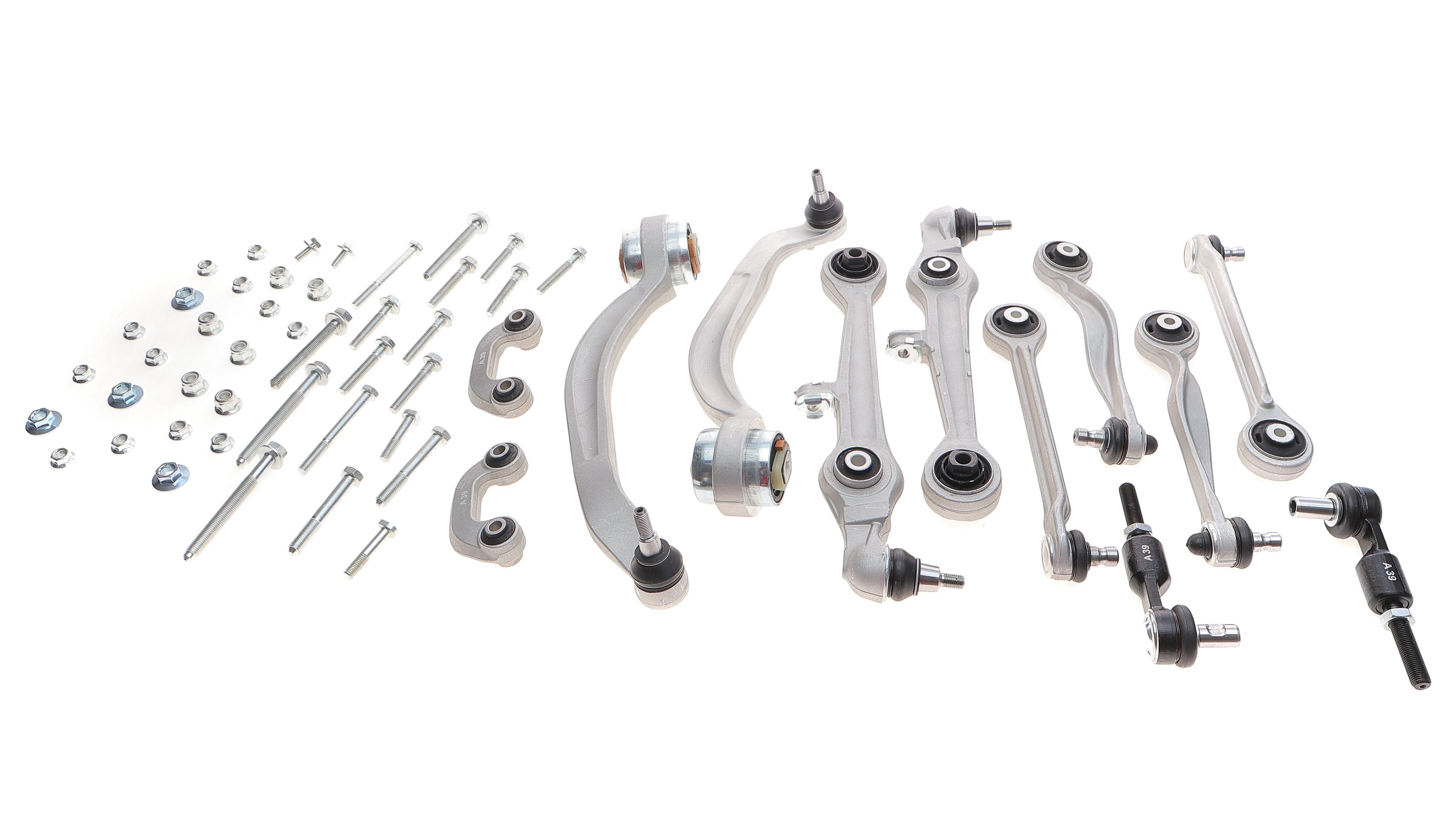 Комплект важелів підвіски (передньої) Audi A4/A6/VW Passat B5 00-05 (з болтами) (товстий палец)(d=21)