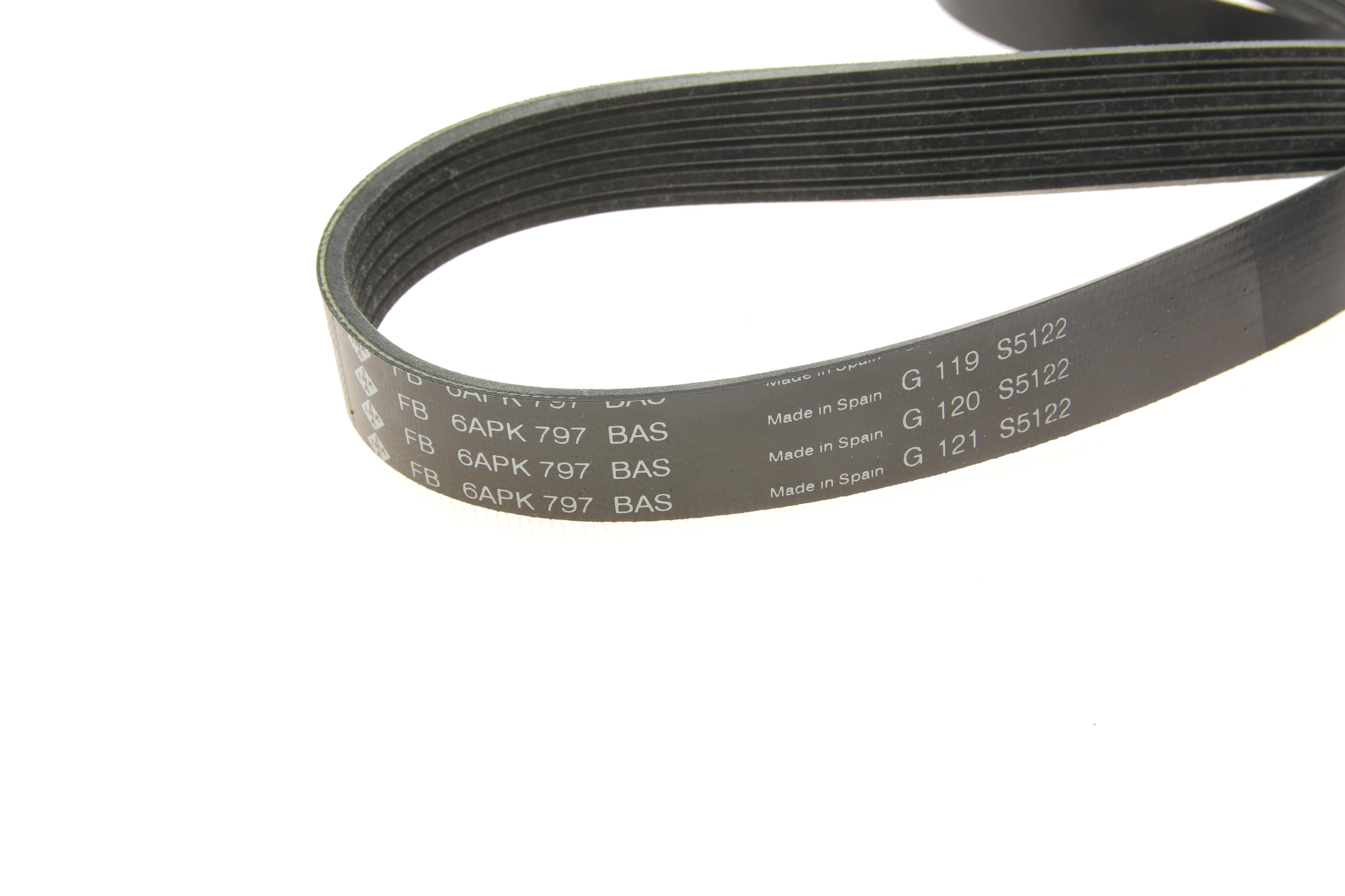 Комплект ременя генератора Peugeot 3008 SUV Hybrid4 (M45GBU) 1.6 19- (6APK797)