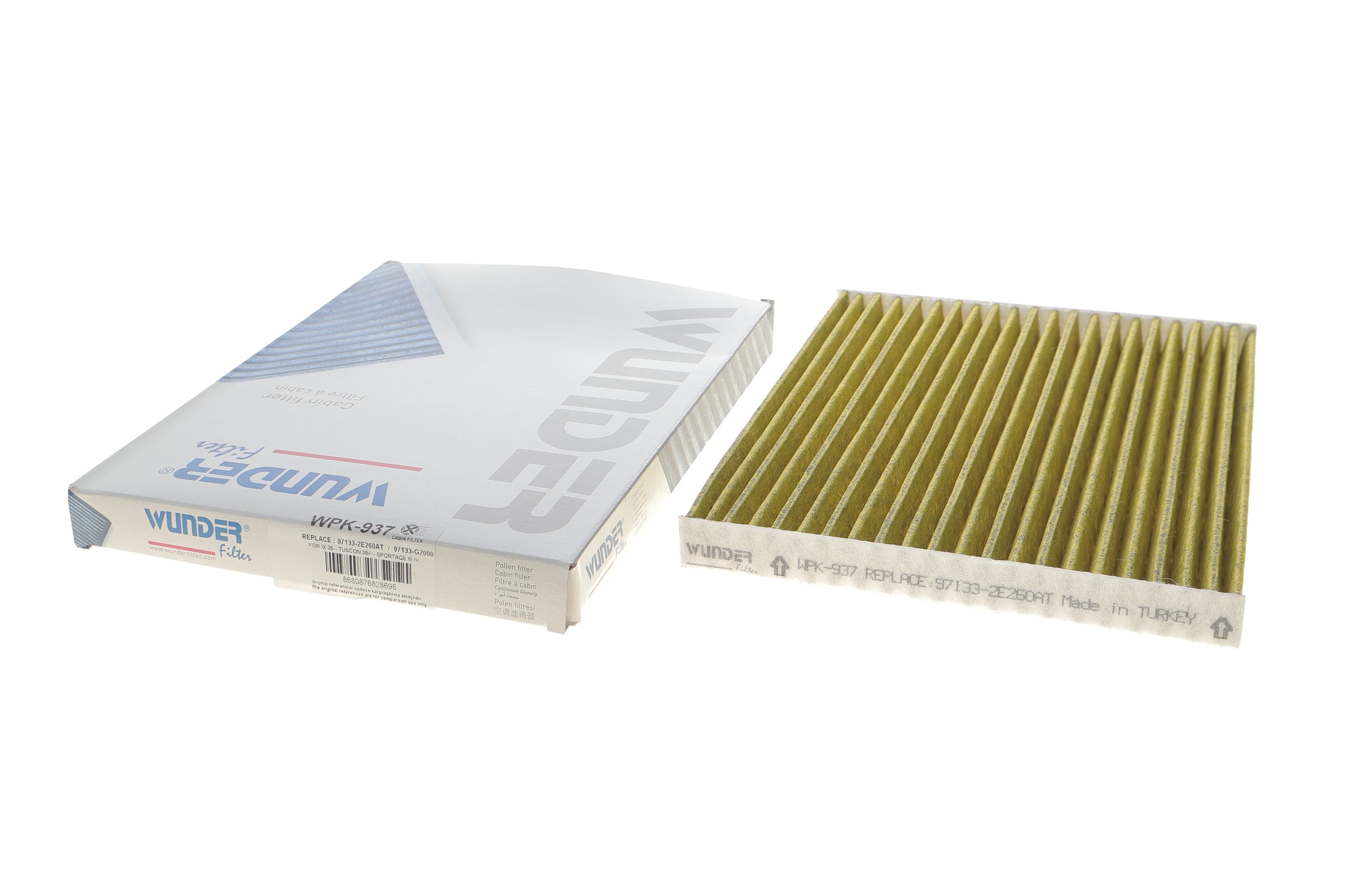 Фильтр салона Hyundai Tucson 06-/I30 12-/Kia Sportage 04- (угольный)