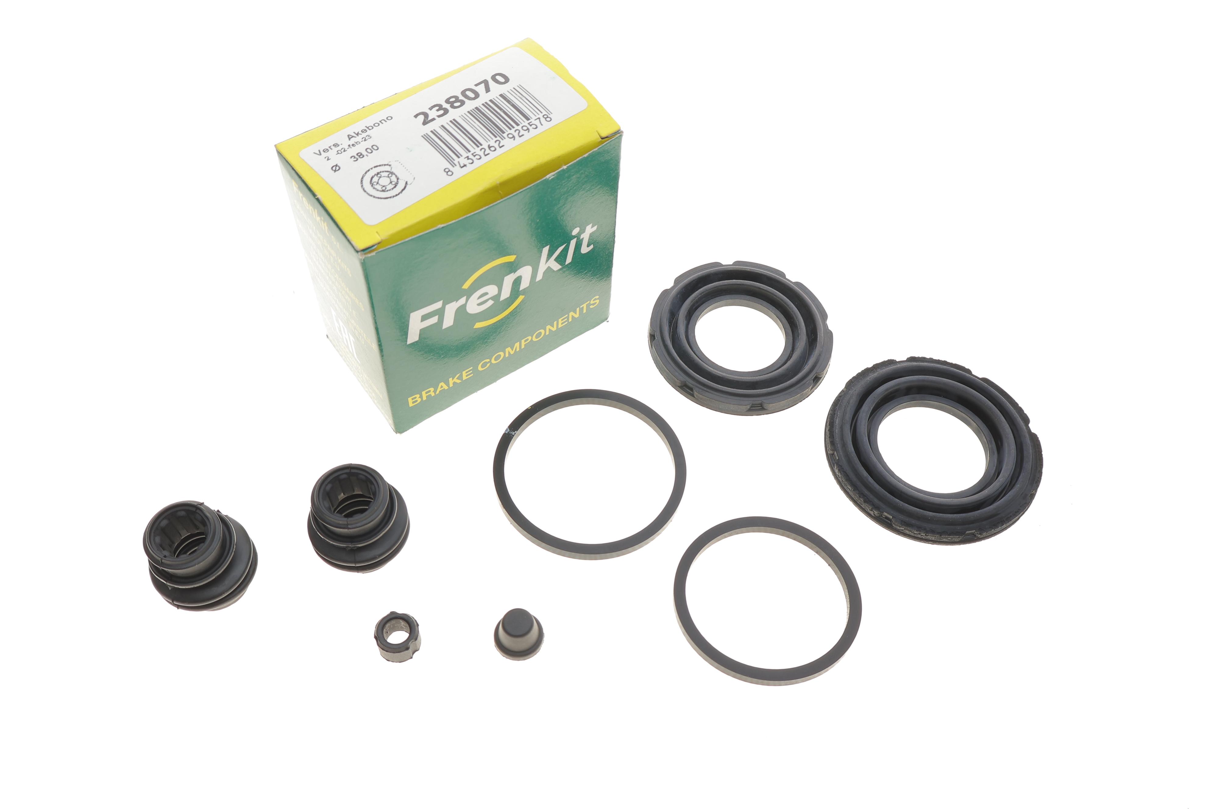 Ремкомплект супорта (переднього) Honda Accord VIII 08- (d=38/43mm) (Akebono)