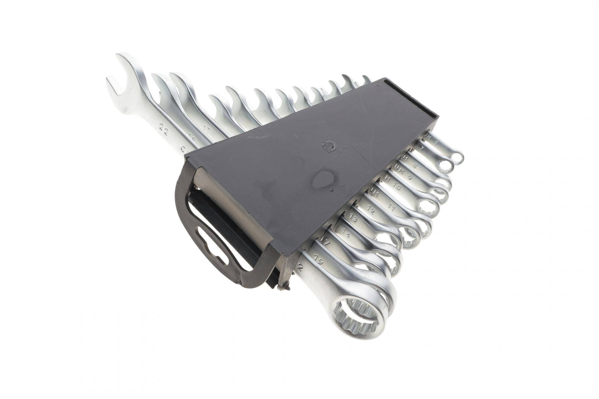 Набір ключів ріжково-накидних 6-22 мм 12 од.