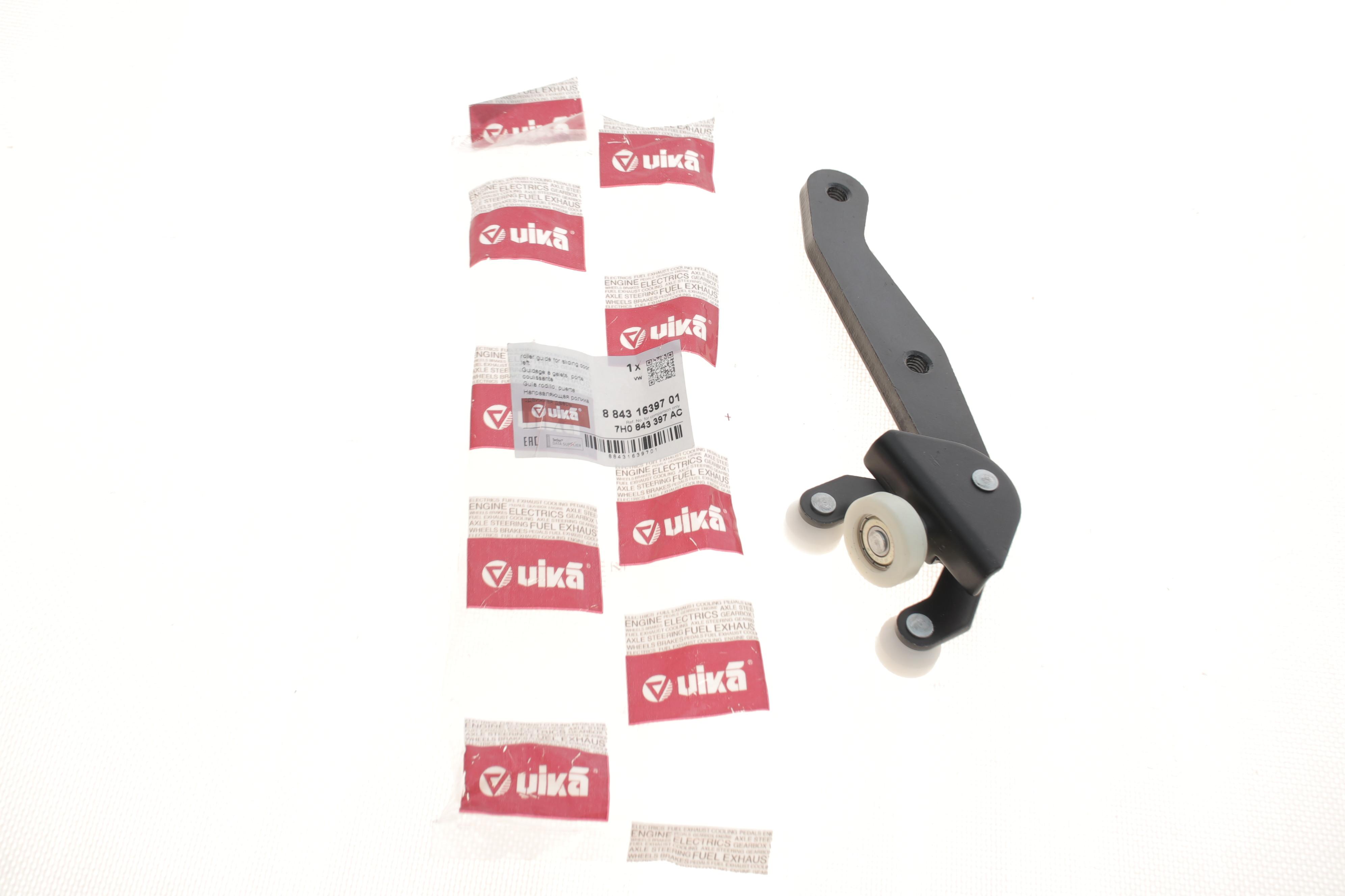 Ролик дверей (бічних/нижній/L) VW T5/T6 03-19 (з кронштейном)