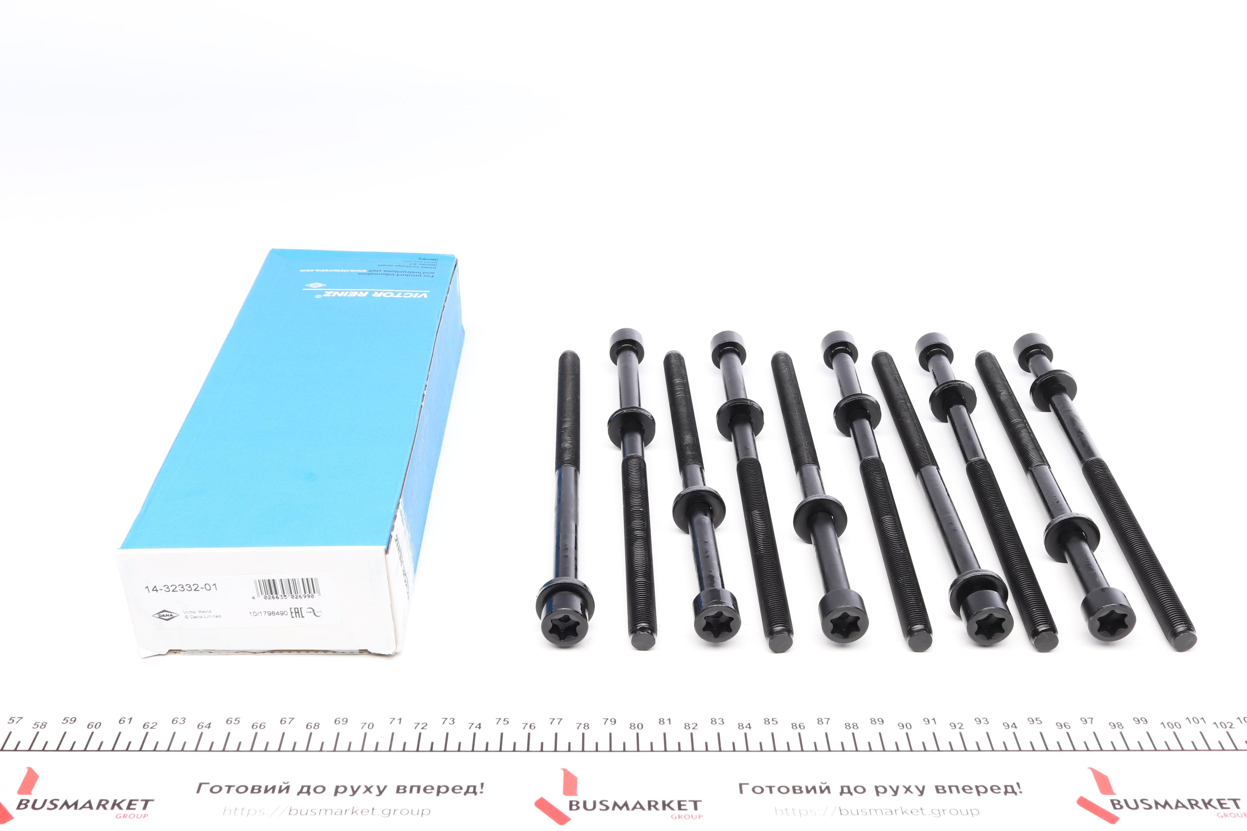 Болти головки (к-кт 10шт.) Opel Astra/Vectra/Zafira 04-