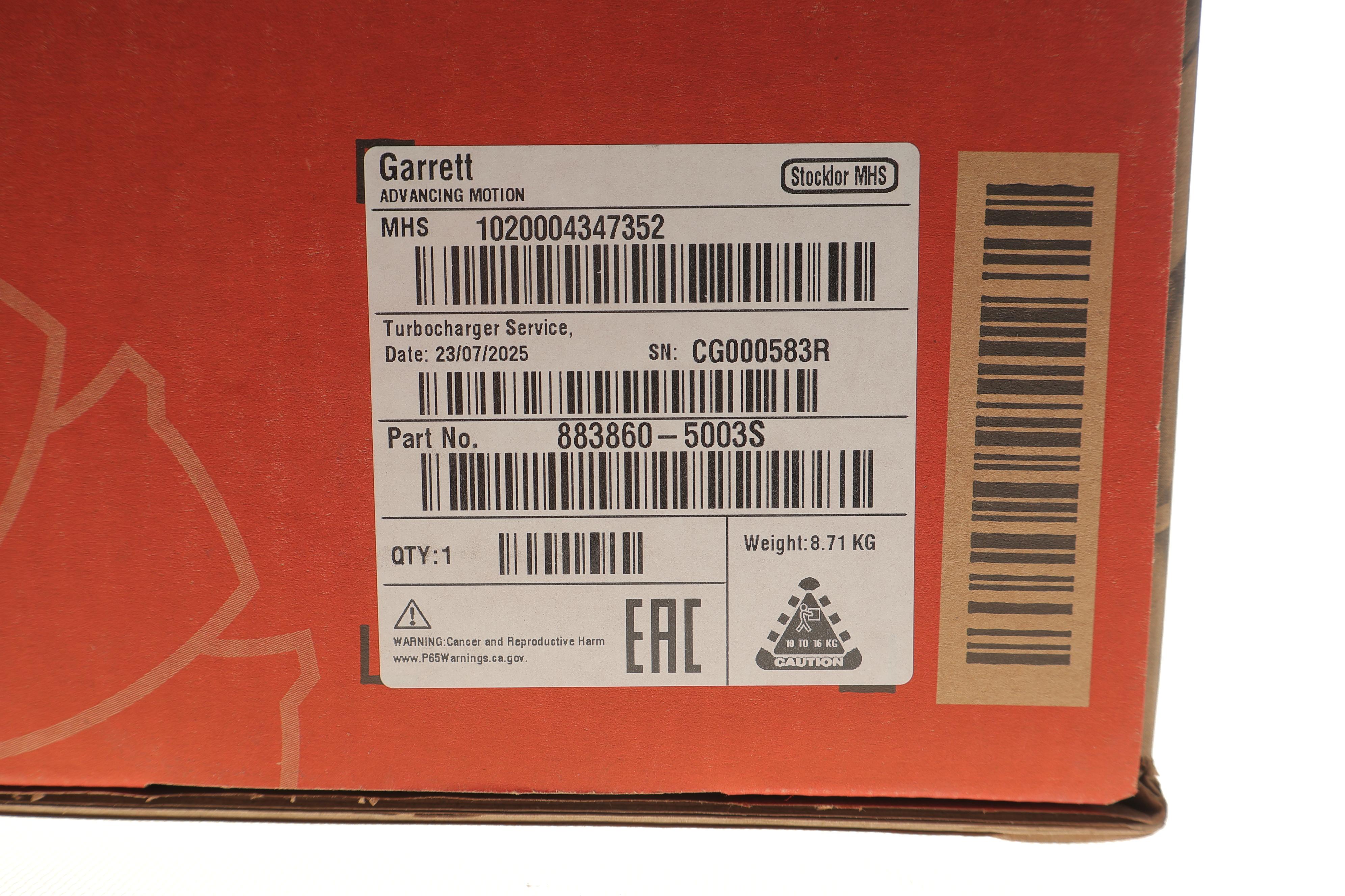 Турбіна Renault Master III 2.3 dCi Biturbo 14-