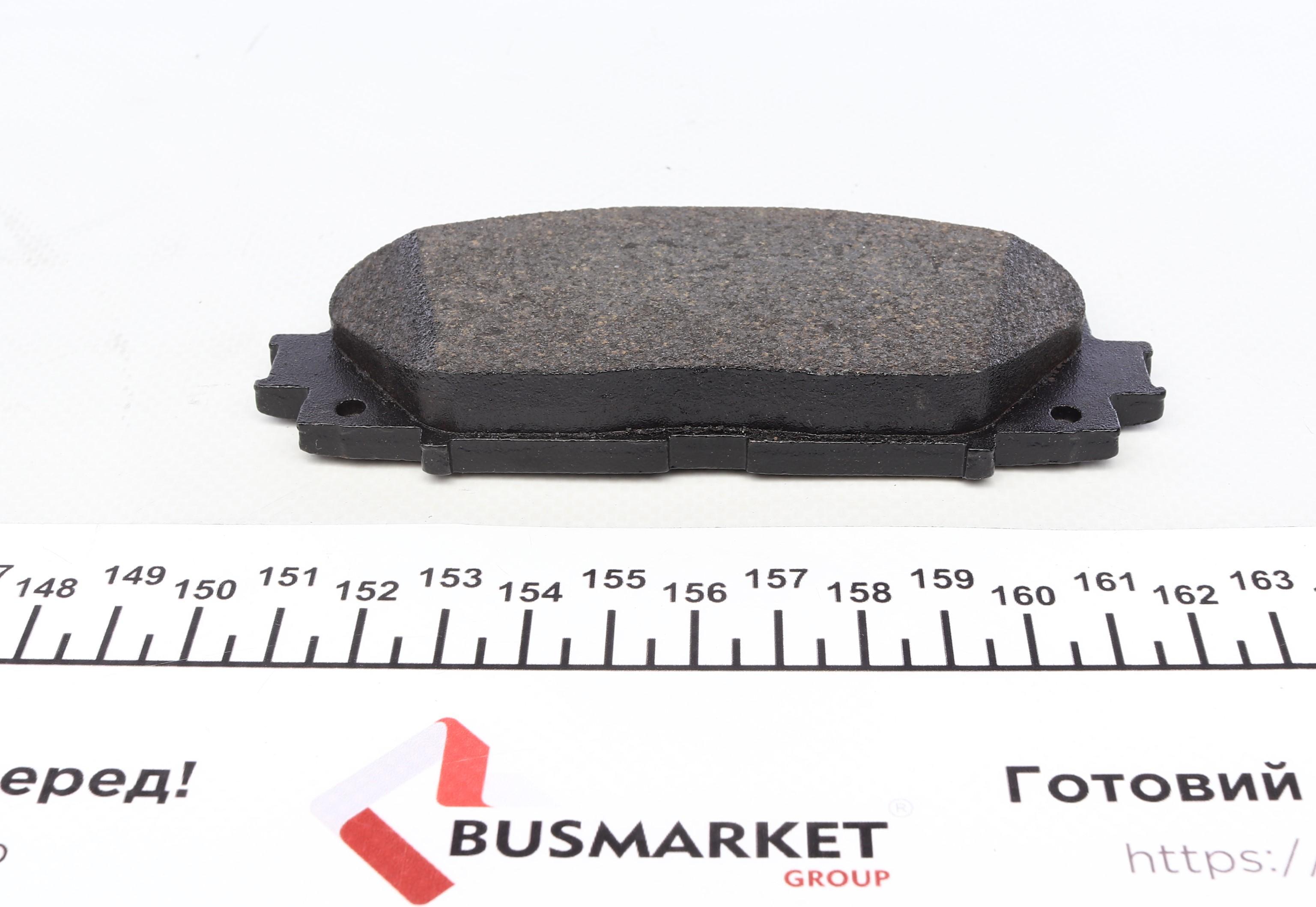 Колодки гальмівні (передні) Toyota Prius 08- (Akebono)