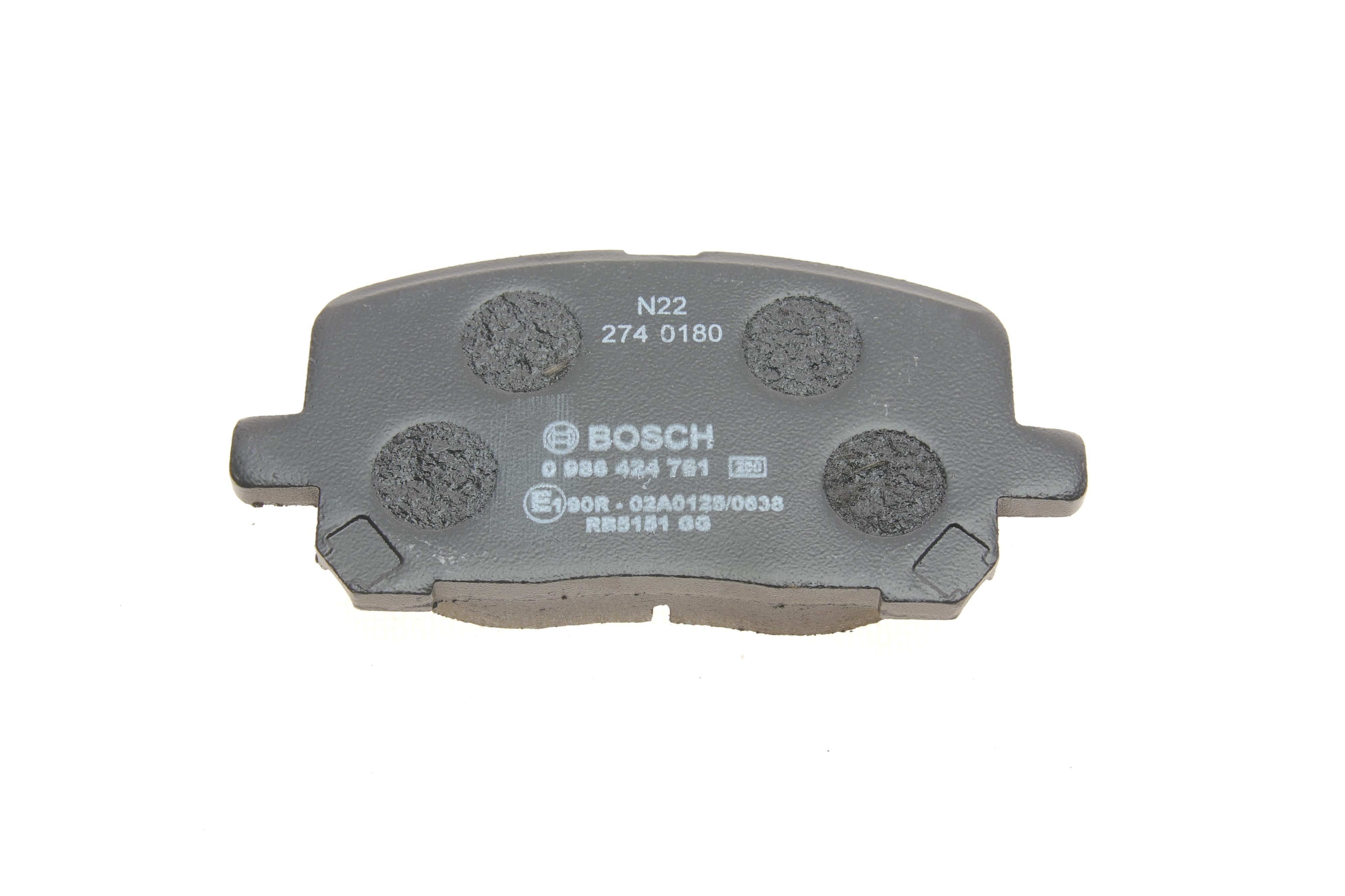 Колодки гальмівні (передні) Toyota Avensis/Corolla 01-10 (Akebono)