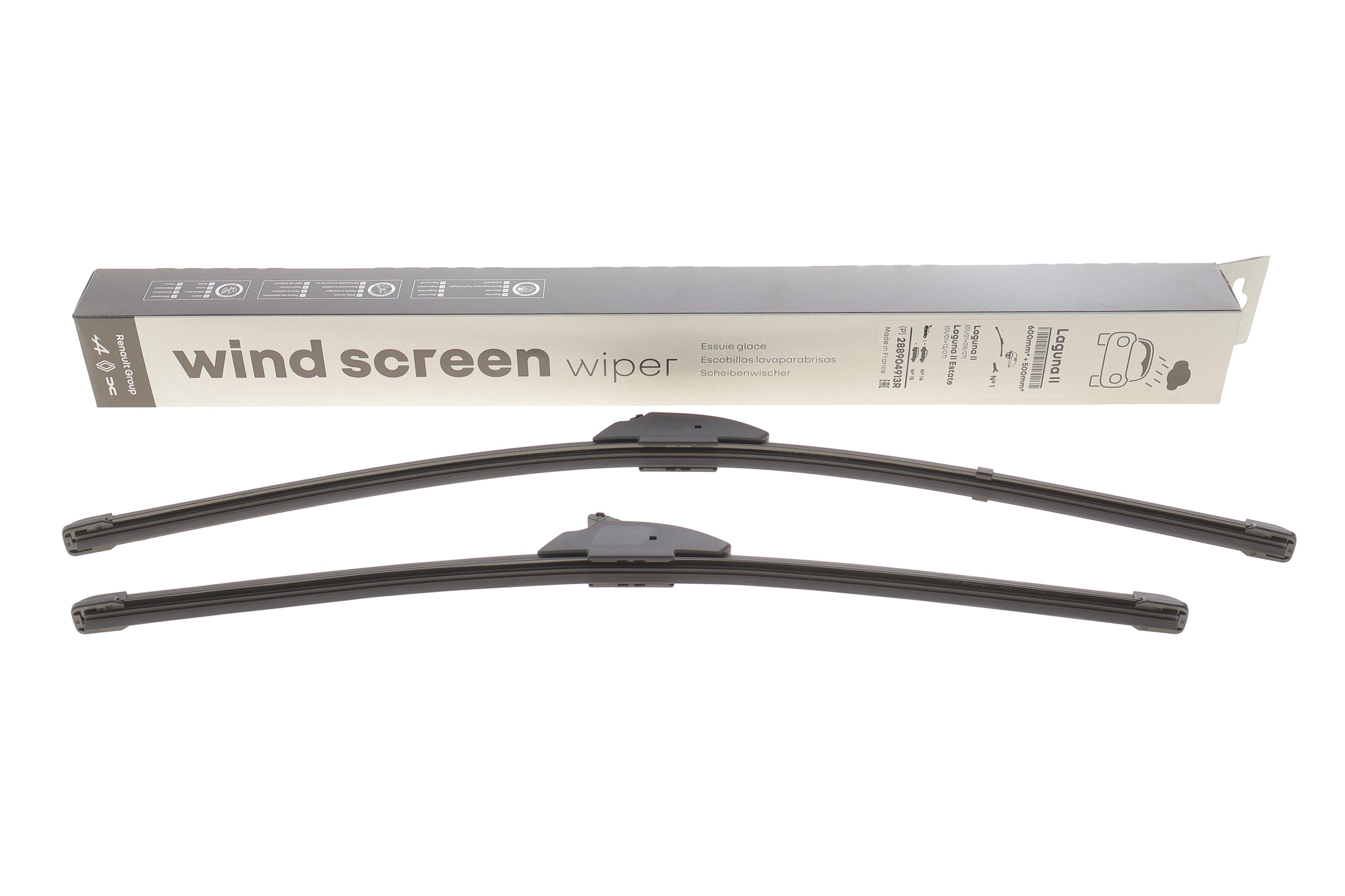 Щітки склоочисника (600/525мм) Renault Laguna II/Trafic/Opel Vivaro 01-