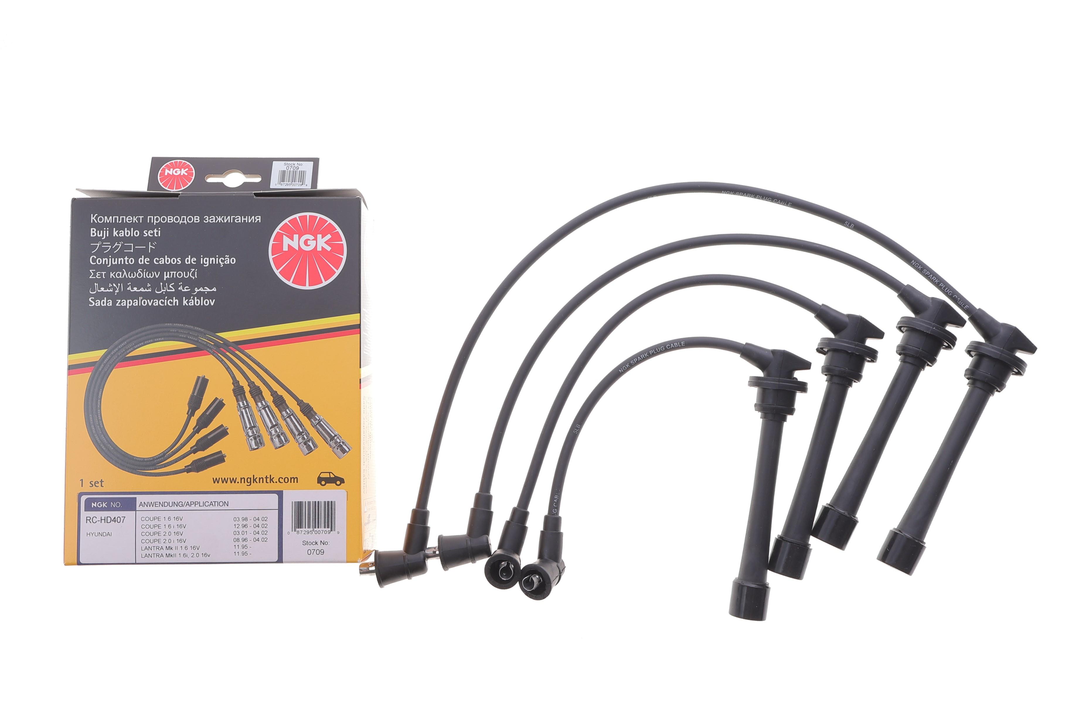 Провода зажигания Hyundai Coupe/Elantra/Lantra 1.6-2.0 95-06 (к-кт) (RC-HD407/02)