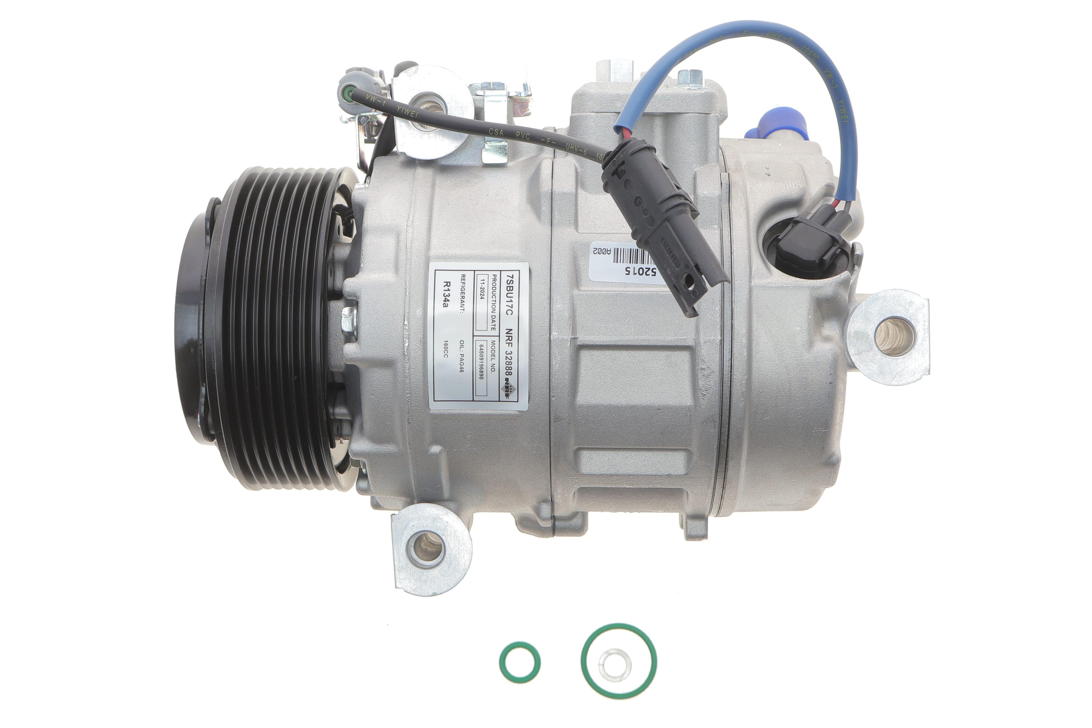 Компресор кондиціонера BMW 5 (F10/F11) 2.5/3.0i (N52/N53) 09-13 (8PK/d=110mm)