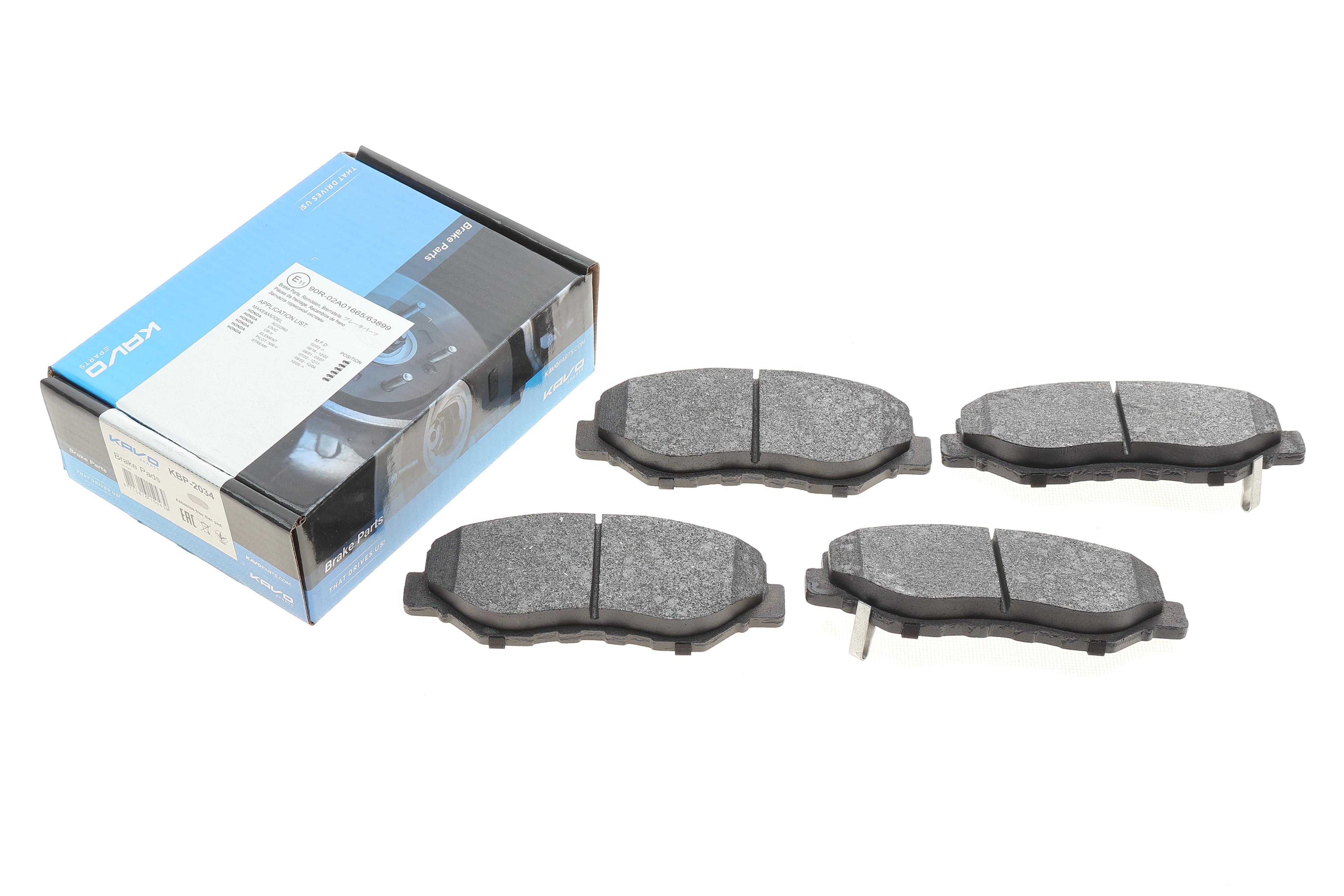 Колодки тормозные (передние) Honda Accord VII/CR-V II 2.0-2.4 01-08