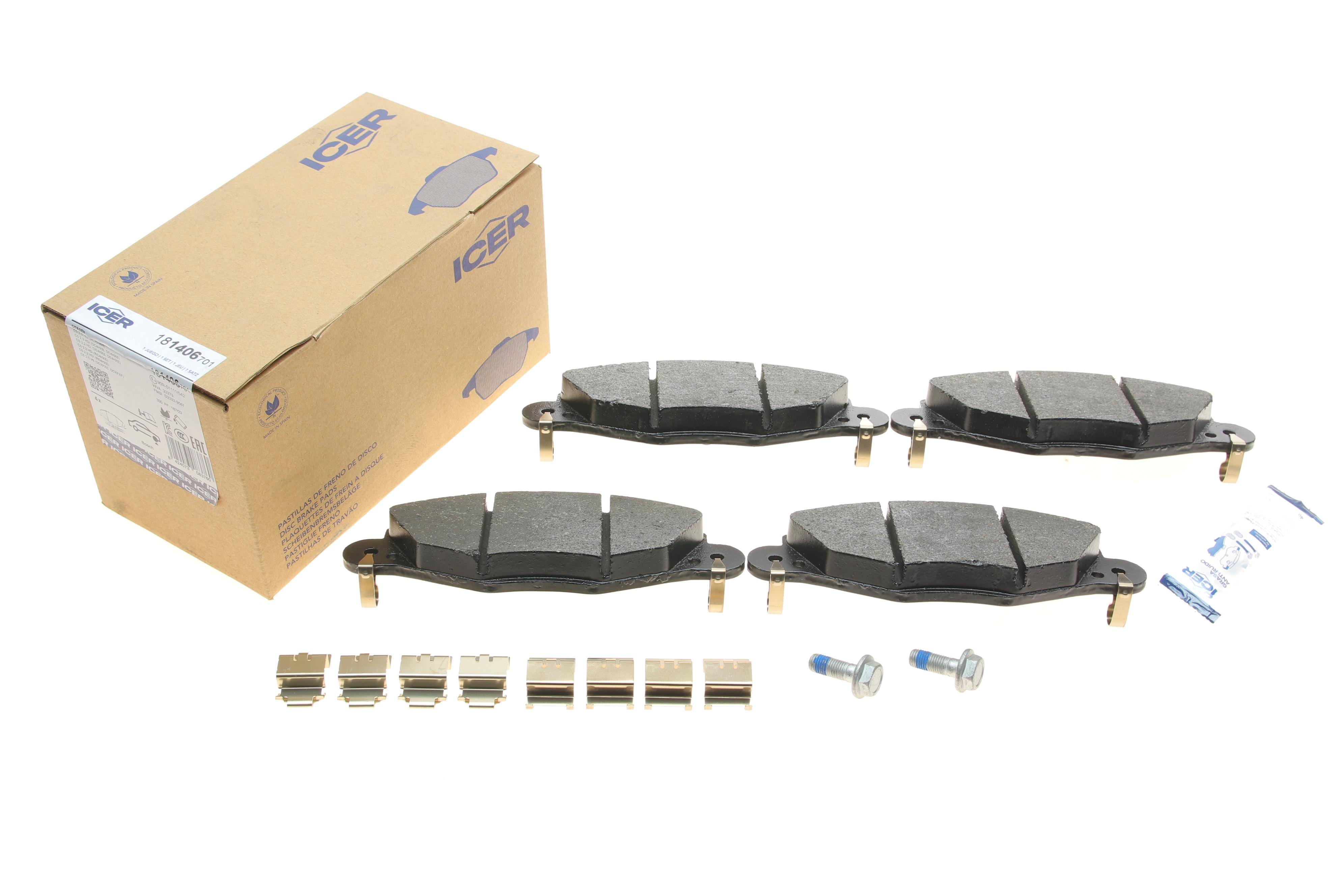 Колодки гальмівні (передні) Citroen С5 01- (+датчики)