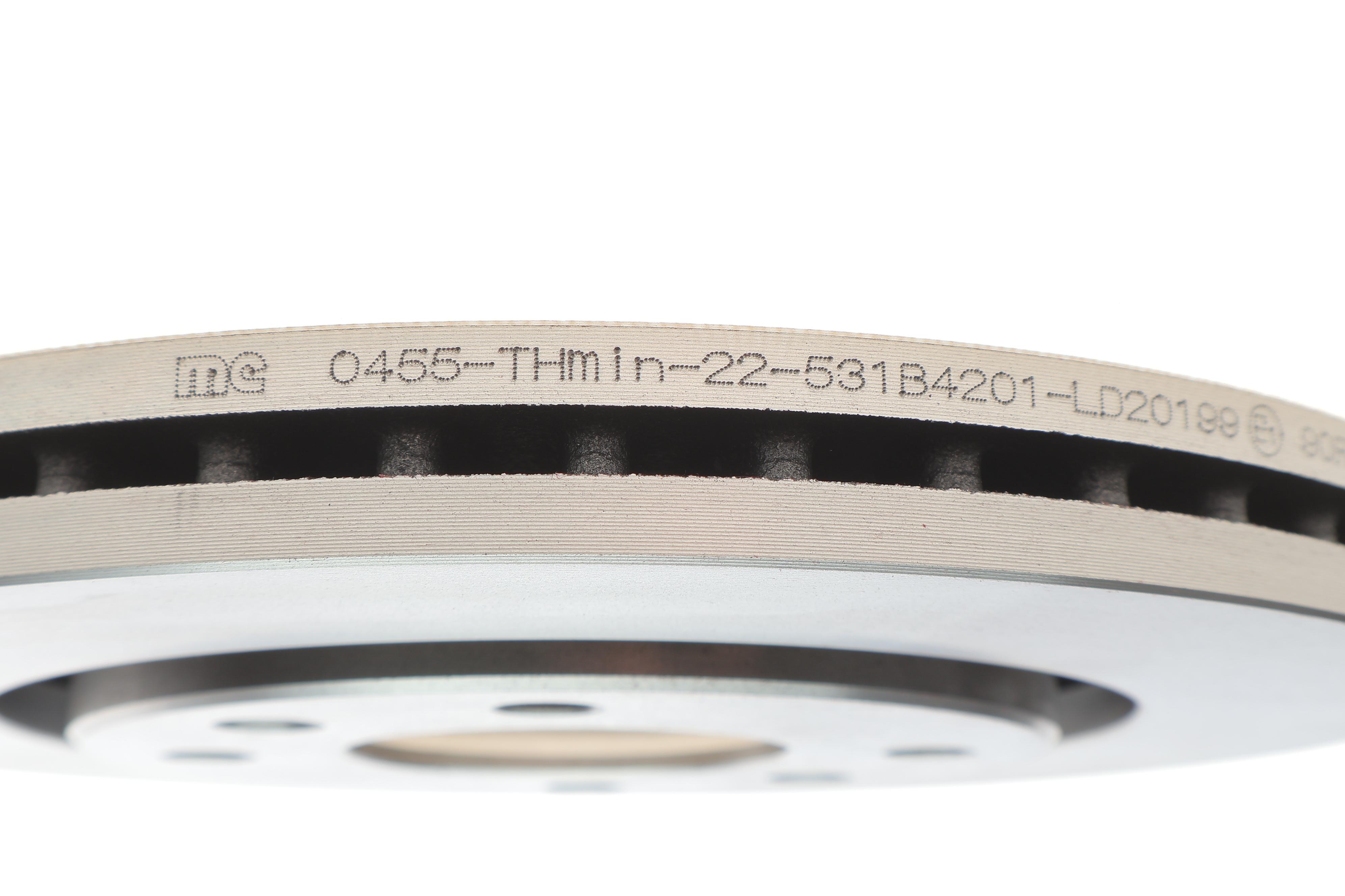 Диск гальмівний (передній) Peugeot 406 95-04 (260x24) (вент.)