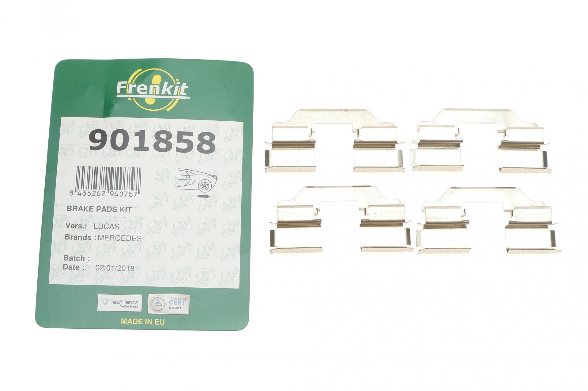 Планка супорта (заднього) прижимна (к-кт) MB M-class (W166) 11-15 (Lucas)