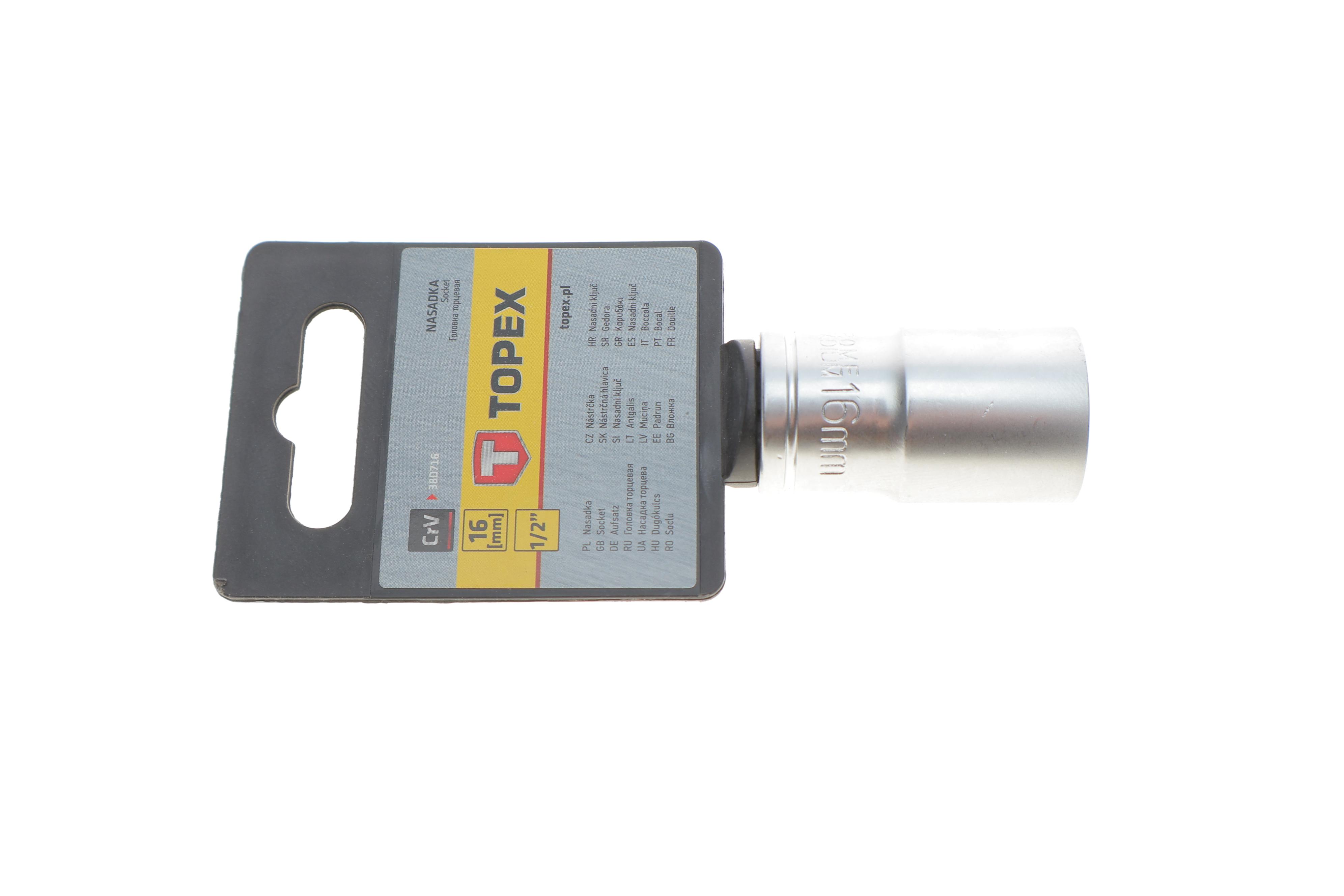 Головка торцева 1/2" 16 мм