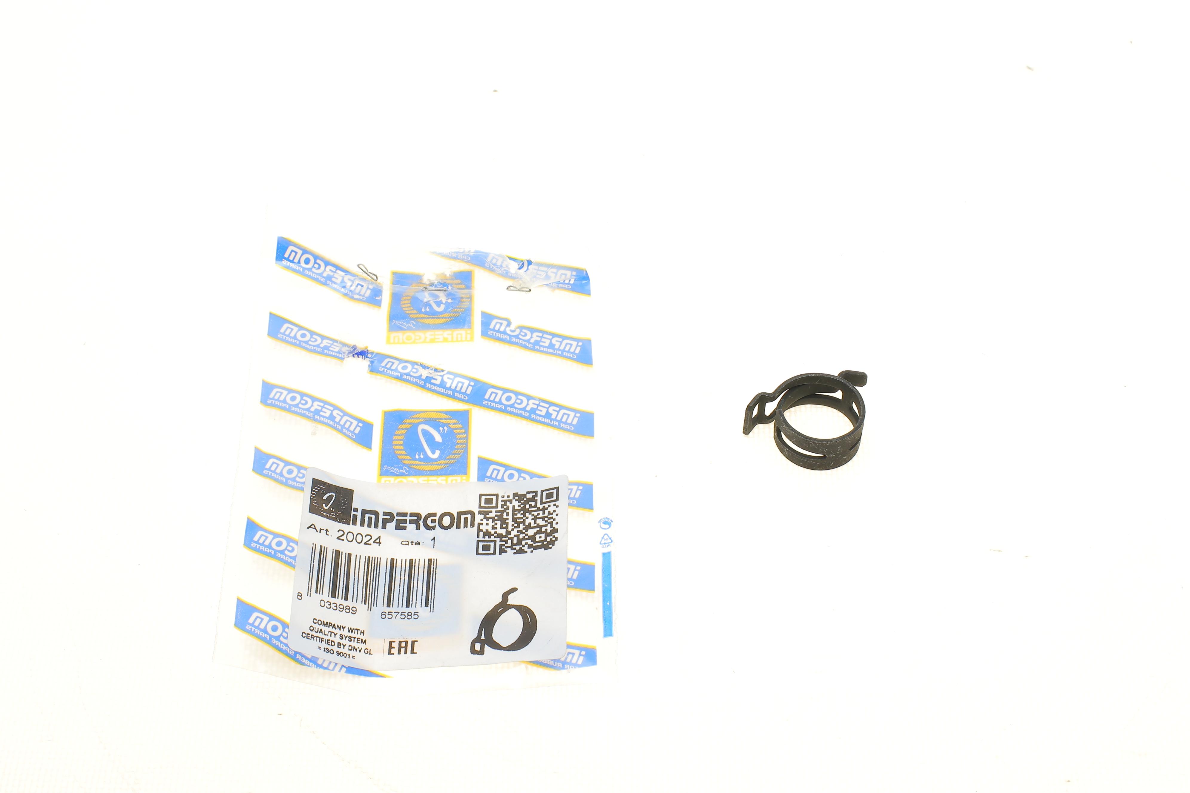 Хомут самозатискний Ø24 мм