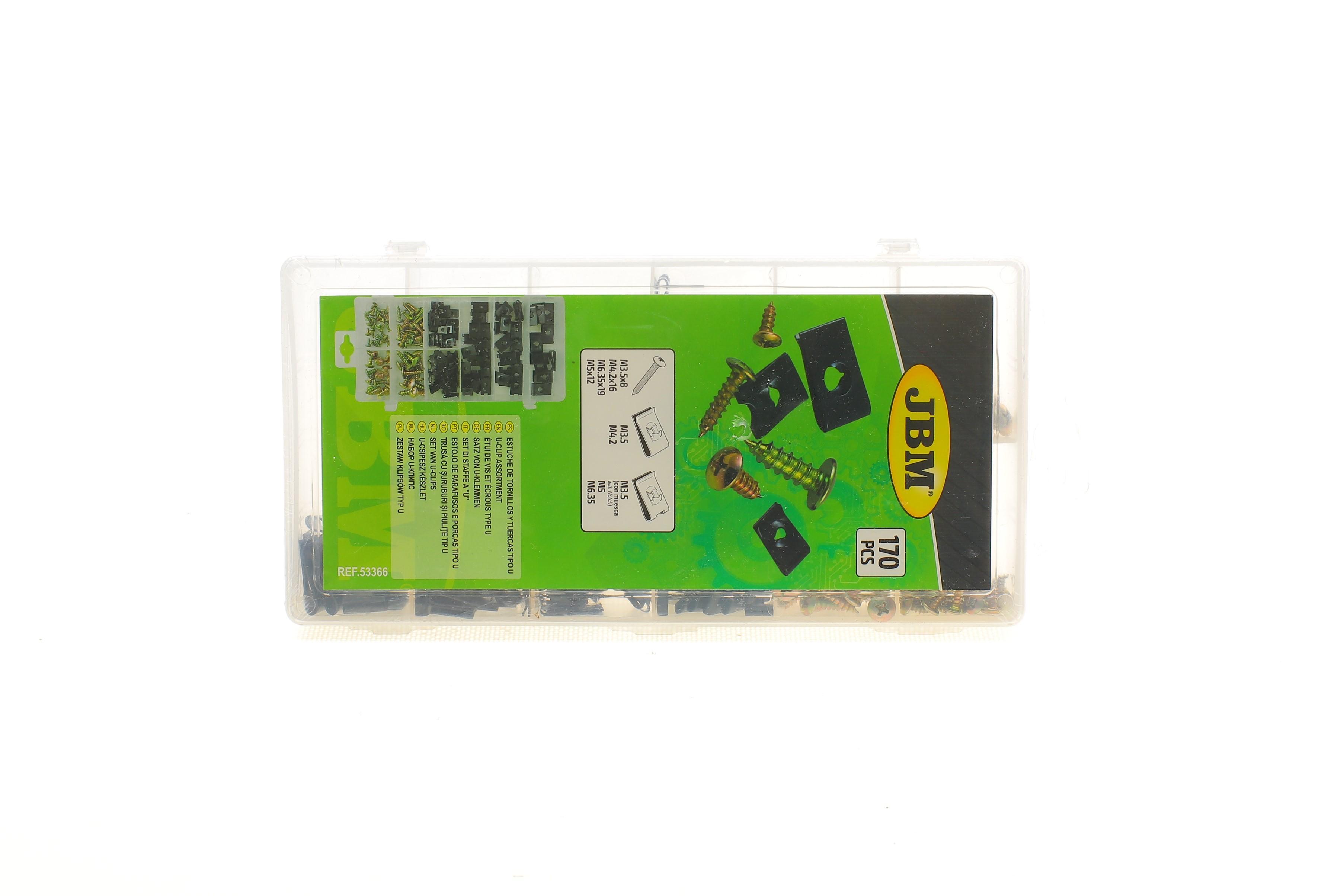 Набір U-кліпс (170шт)