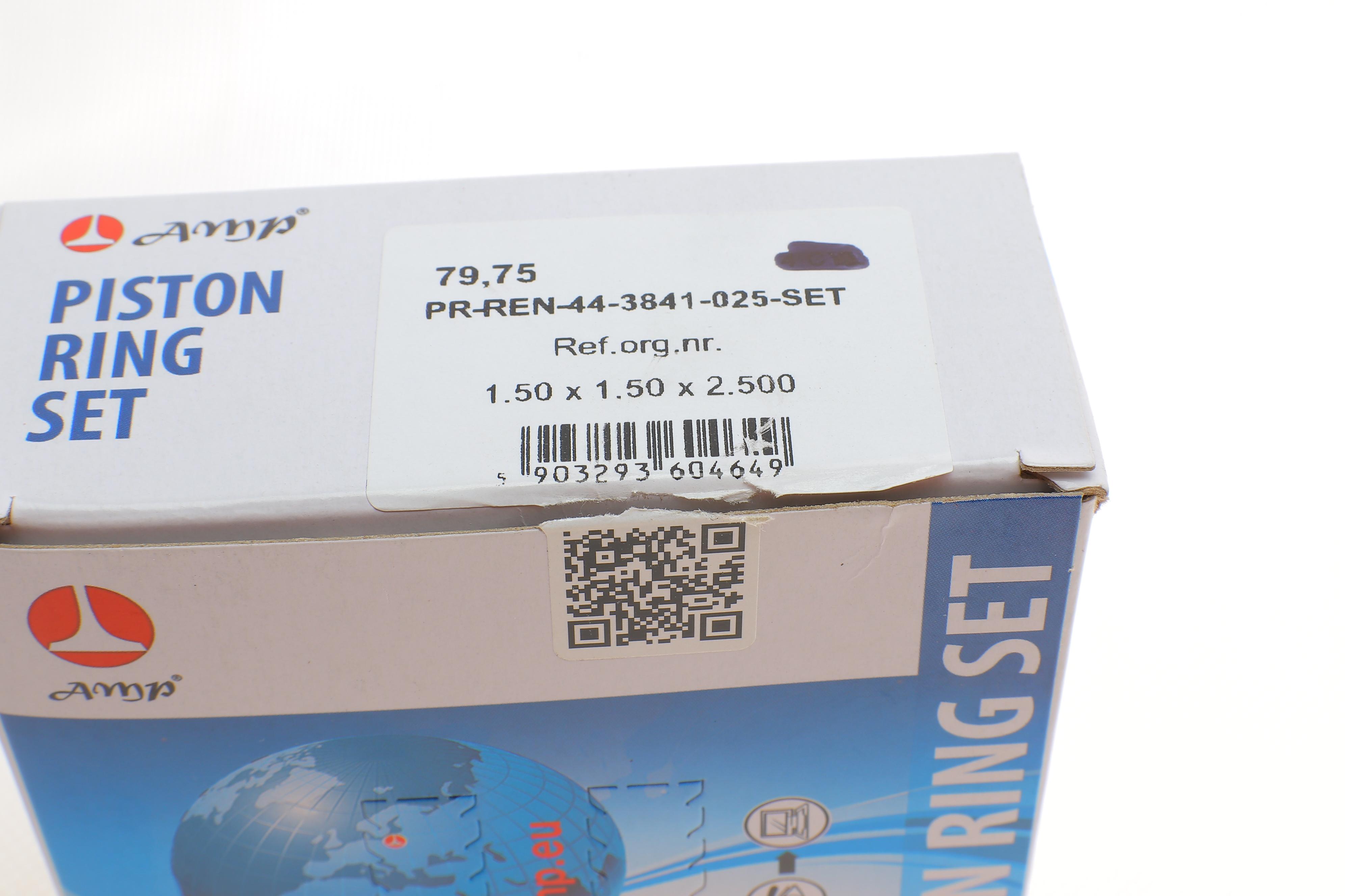 Кольца поршневые Renault Kangoo 1.6 16V 01- (+0,25/79,75mm) (1.5x1.5x2.5)