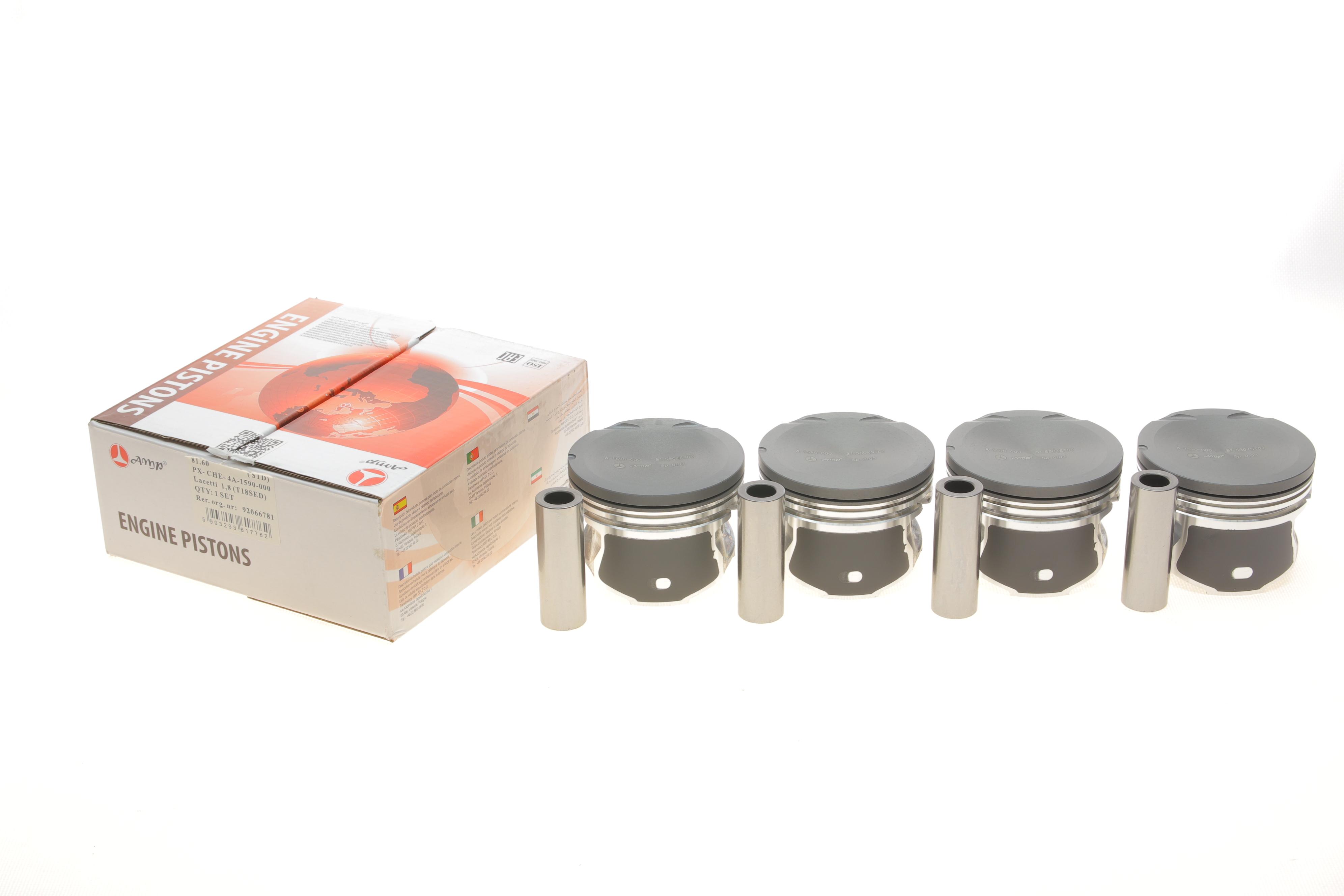 Поршень Chevrolet Lacetti 1.8 16V -07 (81.60mm/STD) (к-кт 4 шт)