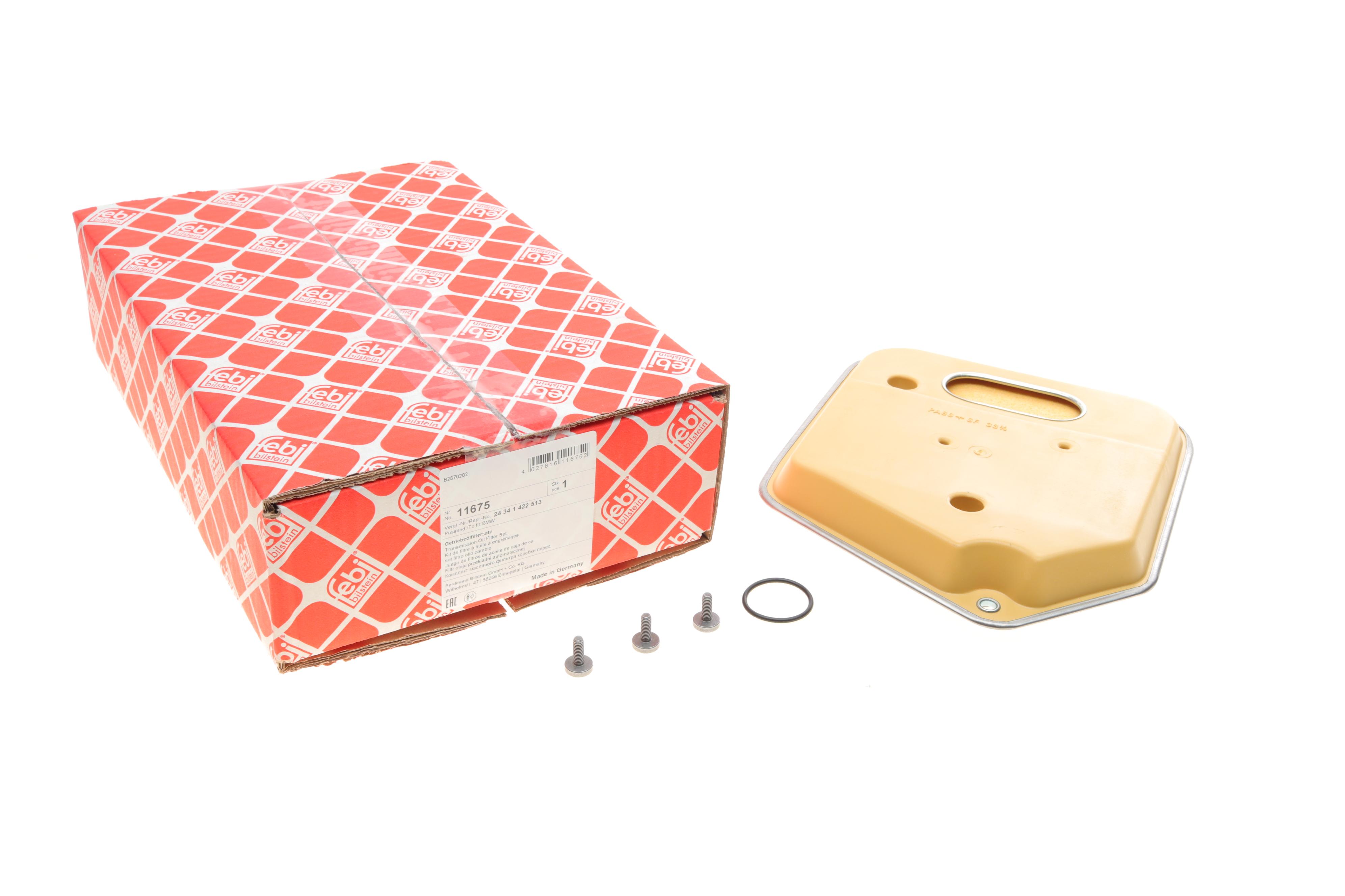 Фильтр АКПП BMW 3 (E36)/5 (E34/E39)/7 (E38) 2.0-3.0 i -03 (с кольцом и крепежными винтами)