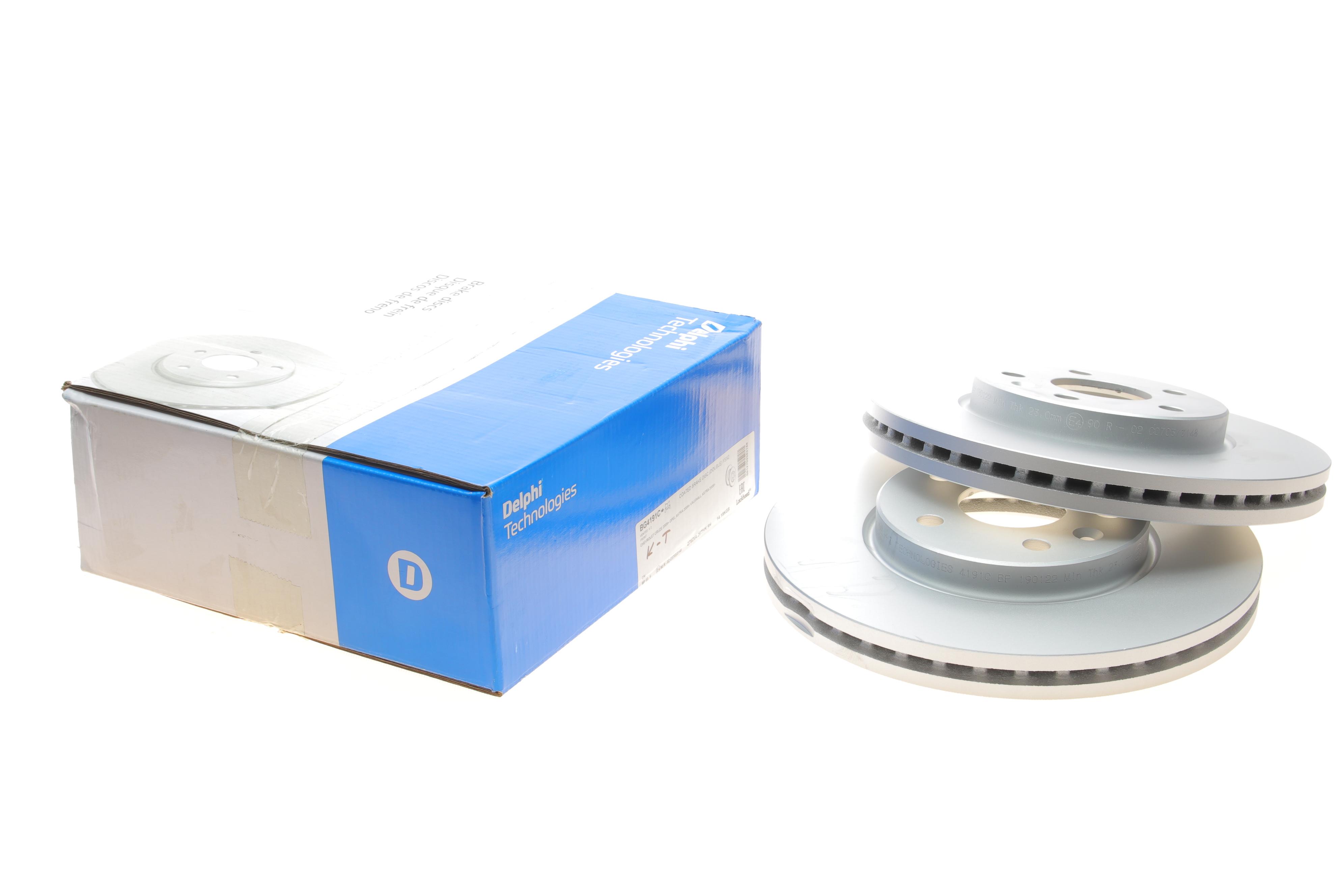 Диск тормозной (передний) (к-кт 2шт) Opel Astra J 06-/ Chevrolet Aveo 11- (276x26) (с покрыт.)(вент)