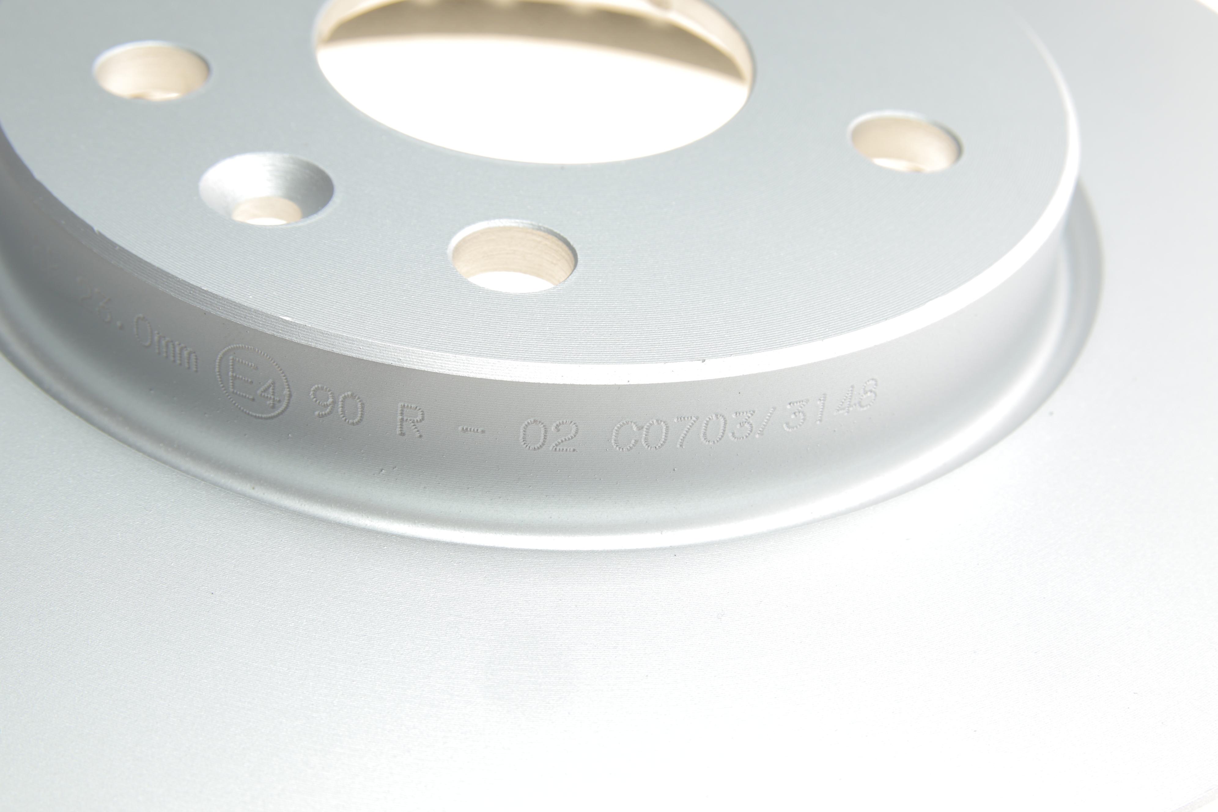 Диск тормозной (передний) (к-кт 2шт) Opel Astra J 06-/ Chevrolet Aveo 11- (276x26) (с покрыт.)(вент)