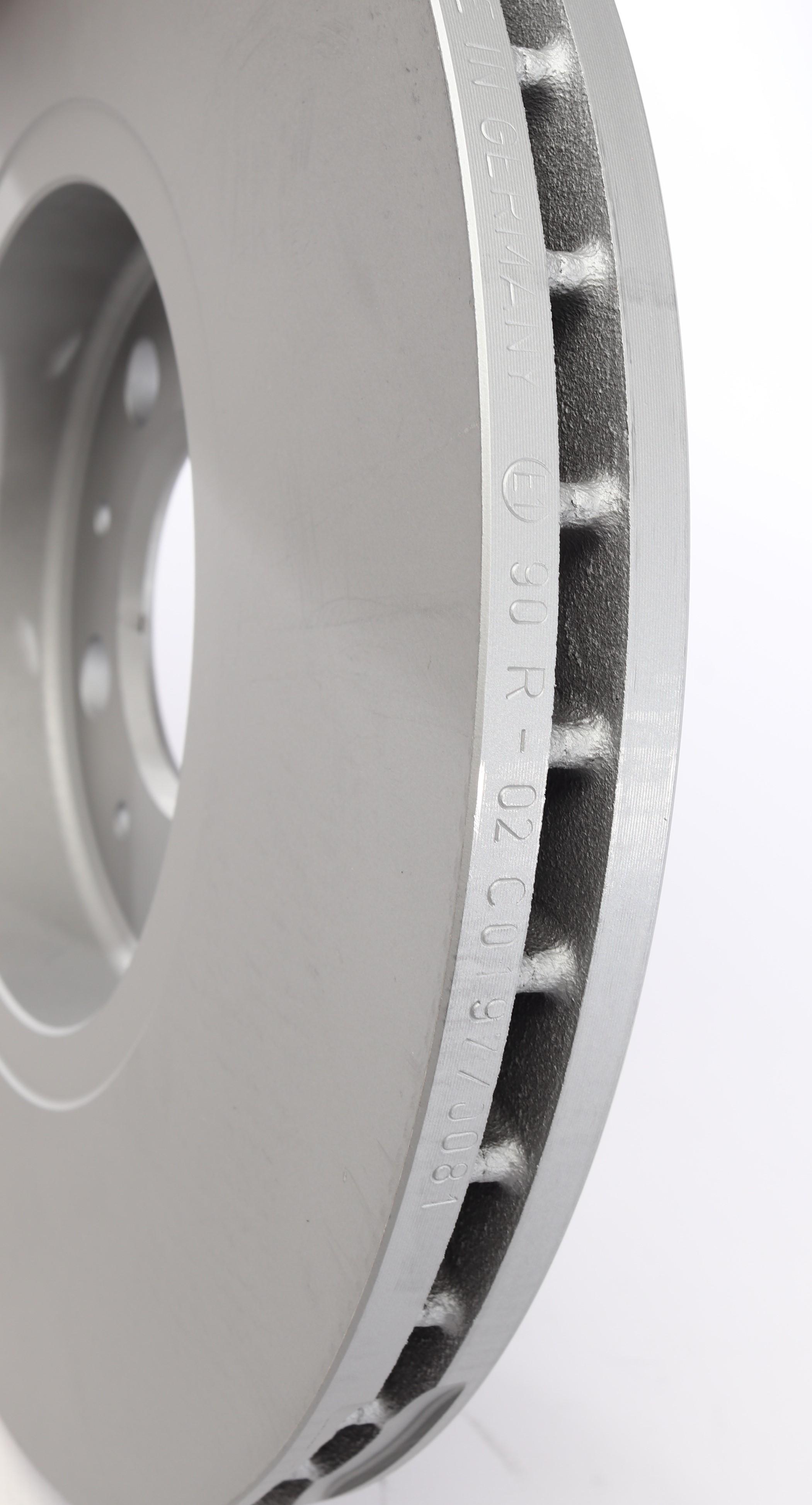 Диск гальмівний (передній) Audi A3/Skoda Fabia/Octavia/VW Golf IV 96- (288x25) (з покриттям) (вент.