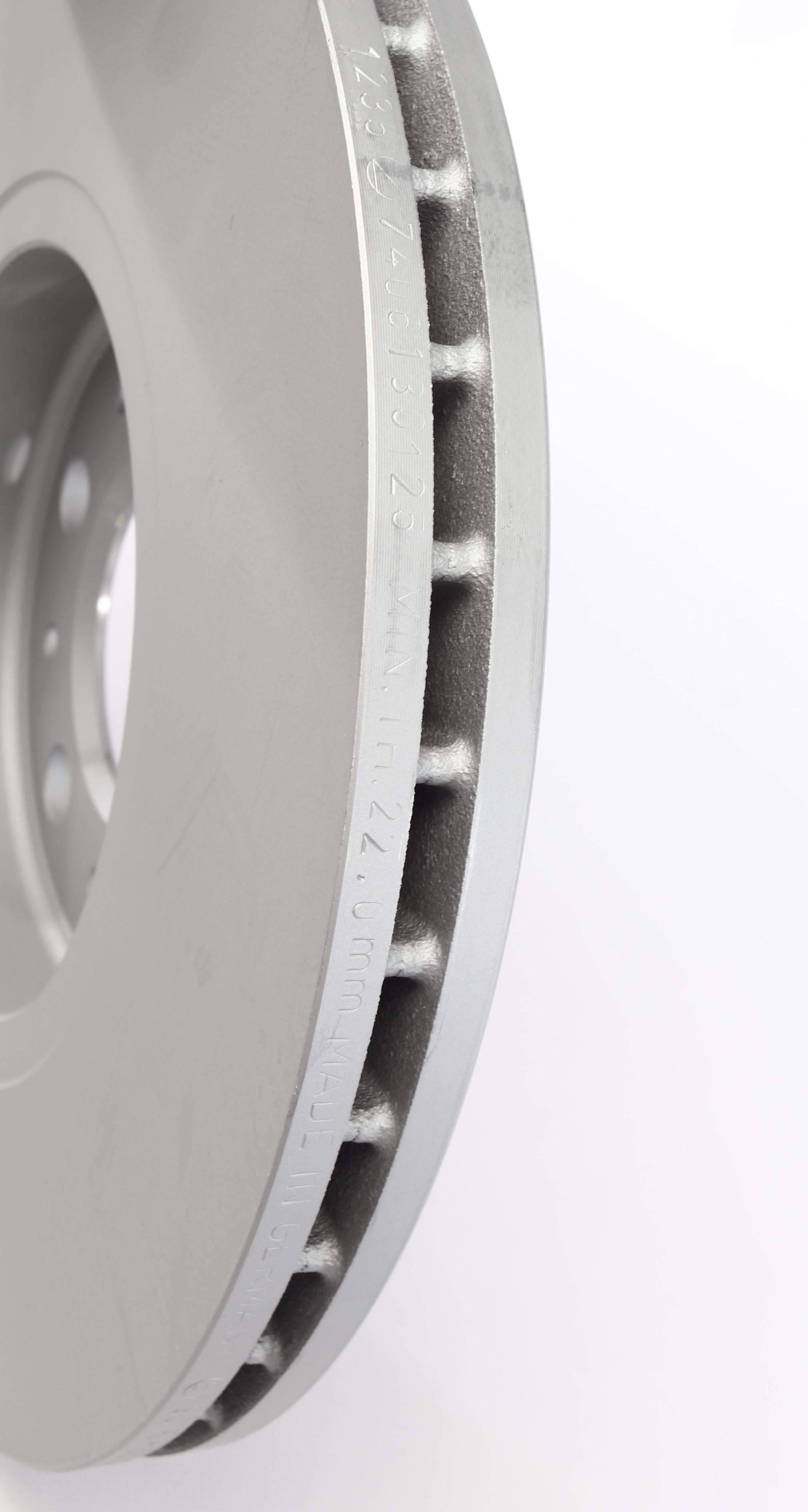 Диск гальмівний (передній) Audi A3/Skoda Fabia/Octavia/VW Golf IV 96- (288x25) (з покриттям) (вент.