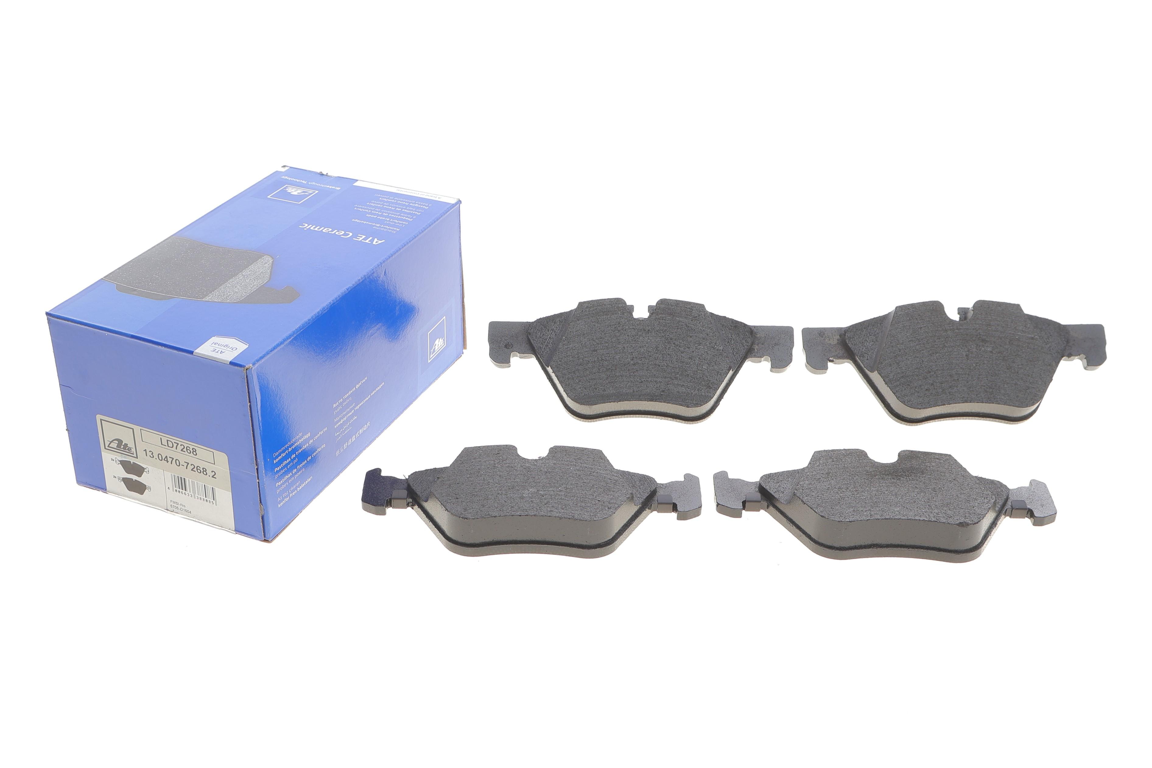 Колодки гальмівні (передні) BMW 5 (F10/F11) 09- (Ate) ATE Ceramic