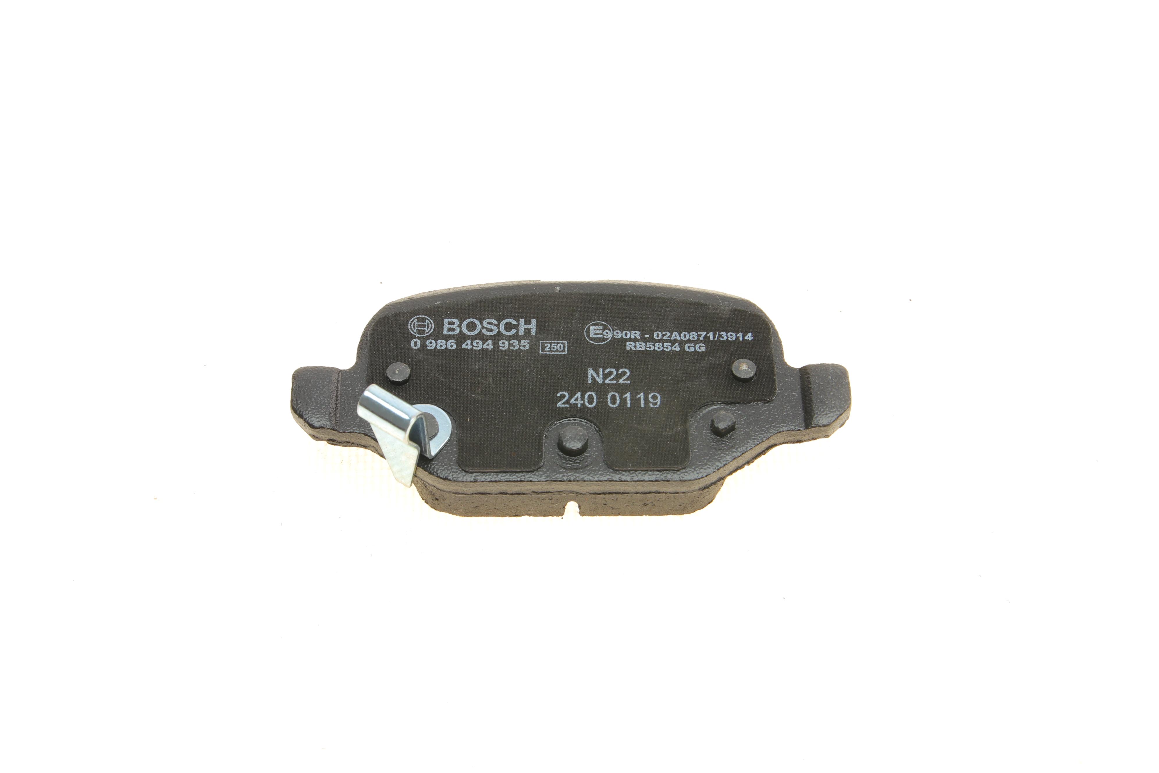 Колодки тормозные (задние) Fiat Panda 12-