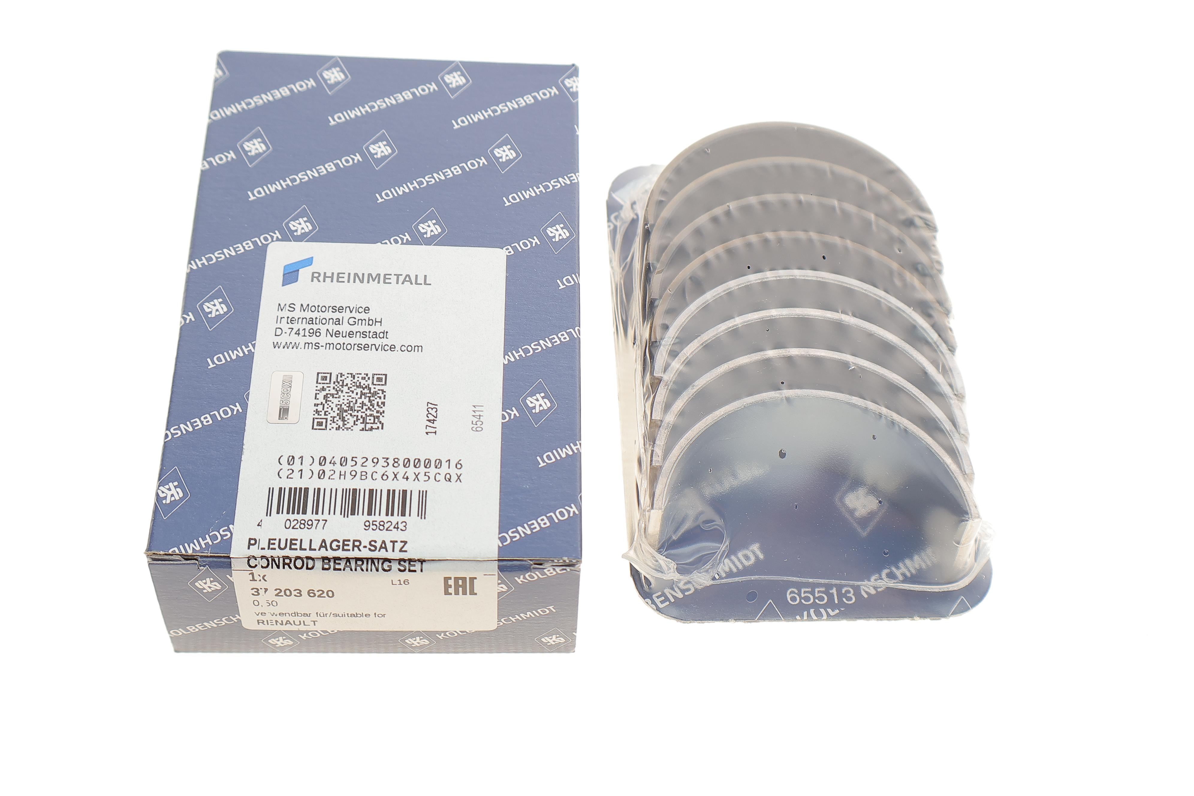 Вкладыши шатунные Opel Vivaro B/Renault Trafic III 1.6CDTI/dCi 14- (+0.50) (R9M)