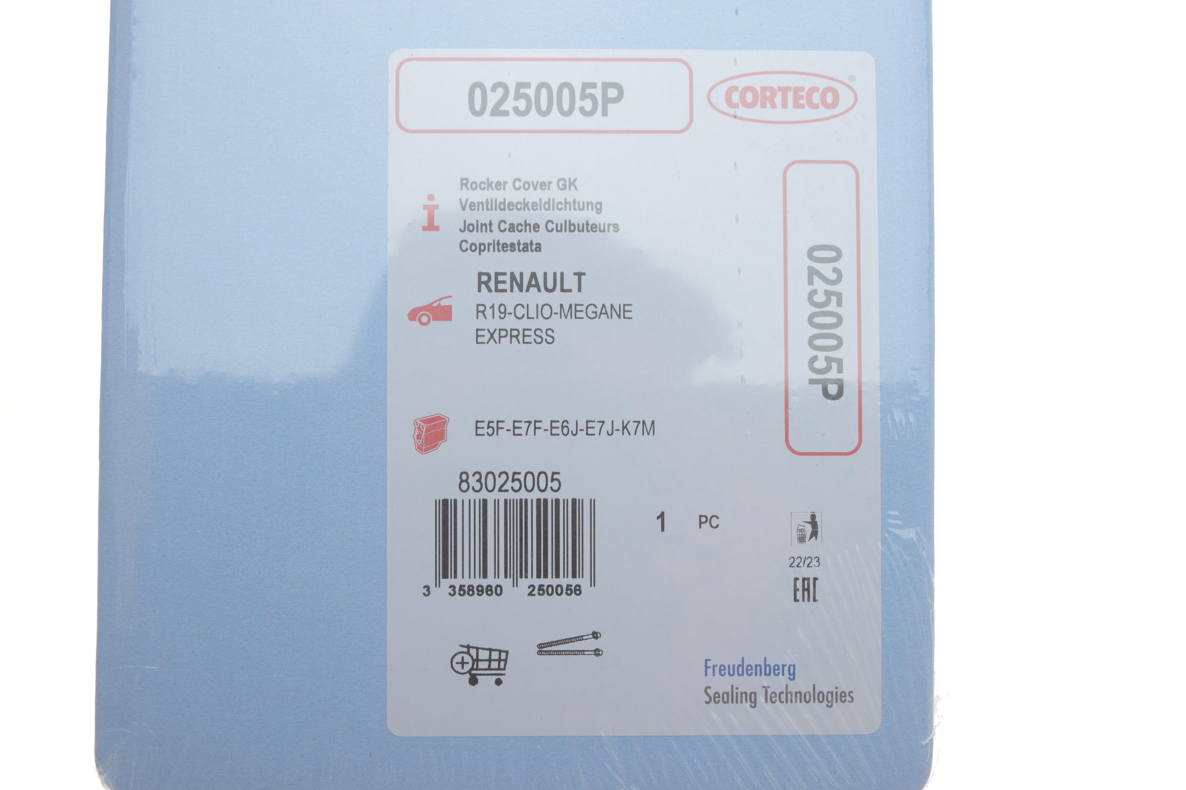 Прокладка кришки клапанів Renault Kangoo 1.4/1.6 96-