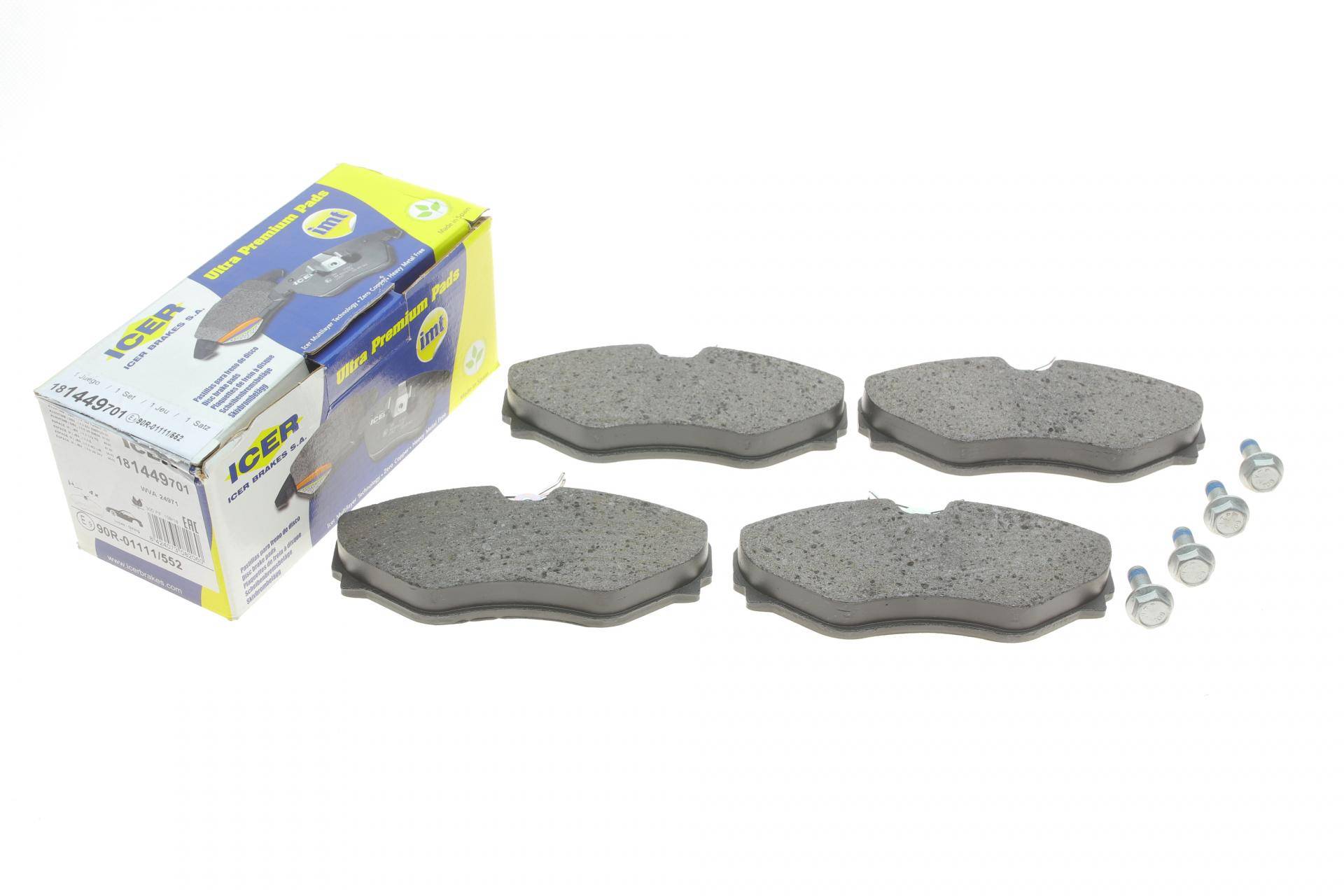 Колодки гальмівні (передні) Renault Avantime/Espace III 96-03