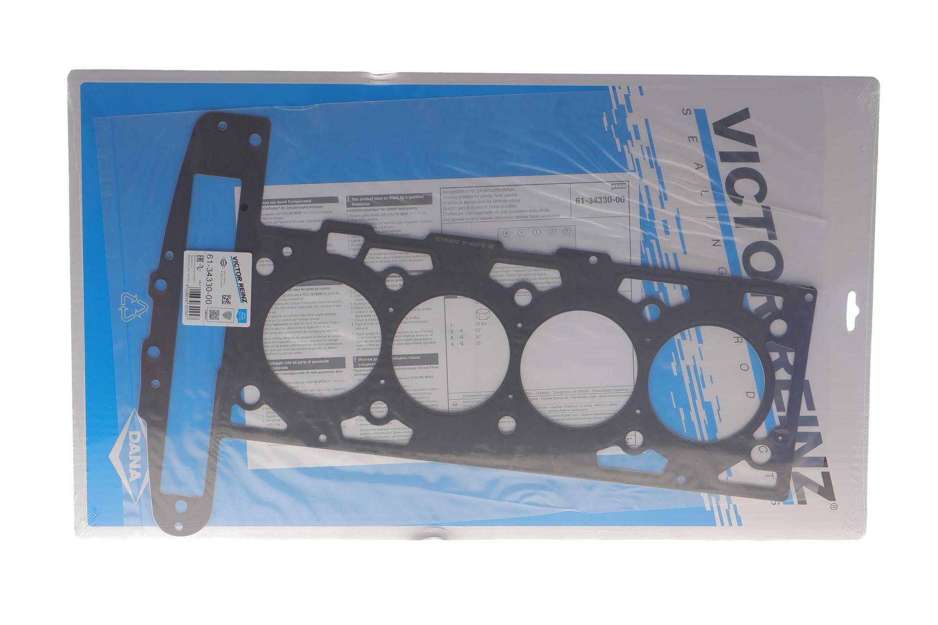 Прокладка ГБЦ Opel Astra G/Vectra C 2.2 16V, Ø87,00mm, 0,50mm