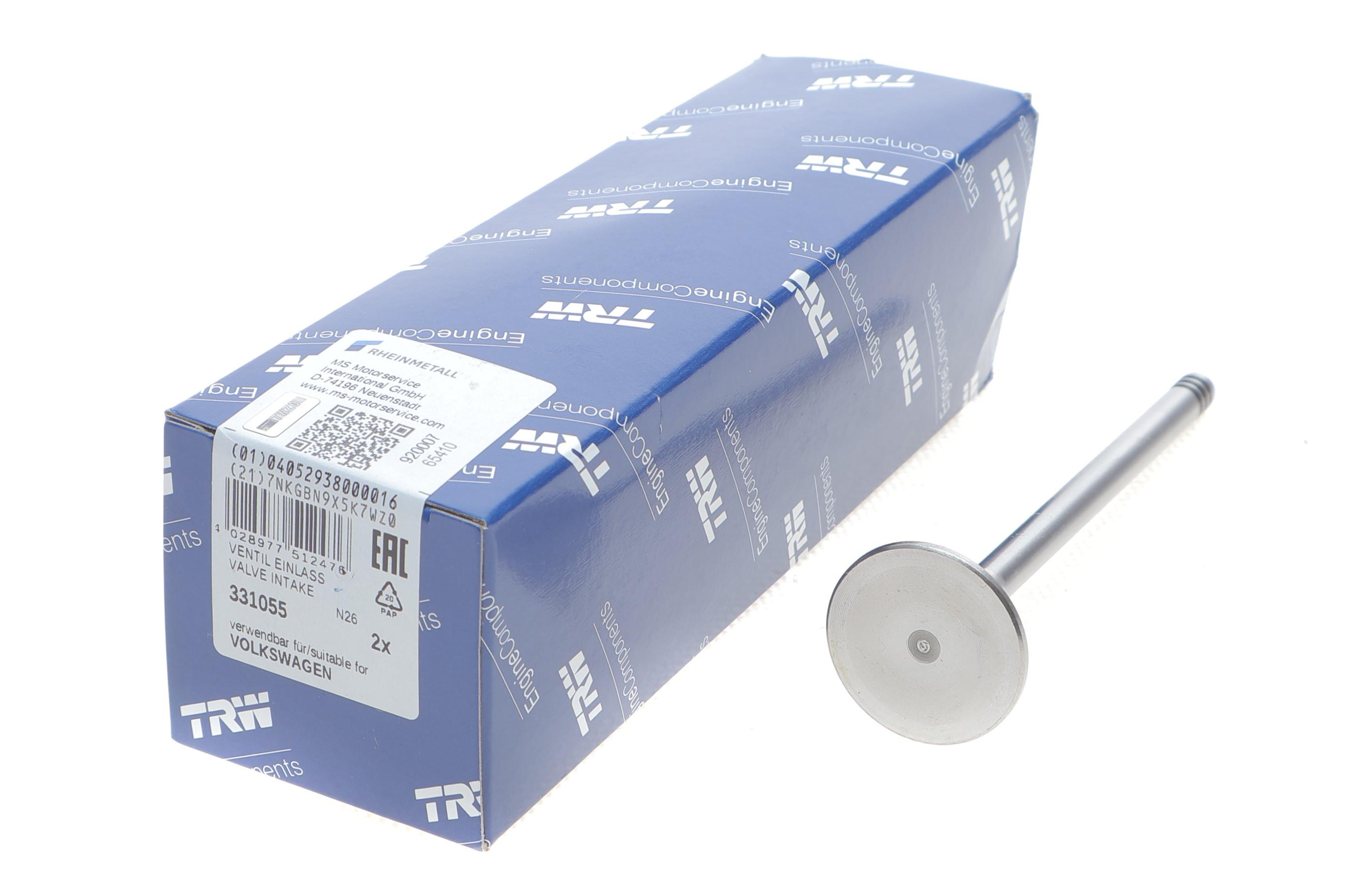 Клапан (впуск) Audi A4/Skoda Superb I/VW Passat 2.5TDI V6 97-05 (27.2x6x100.5)