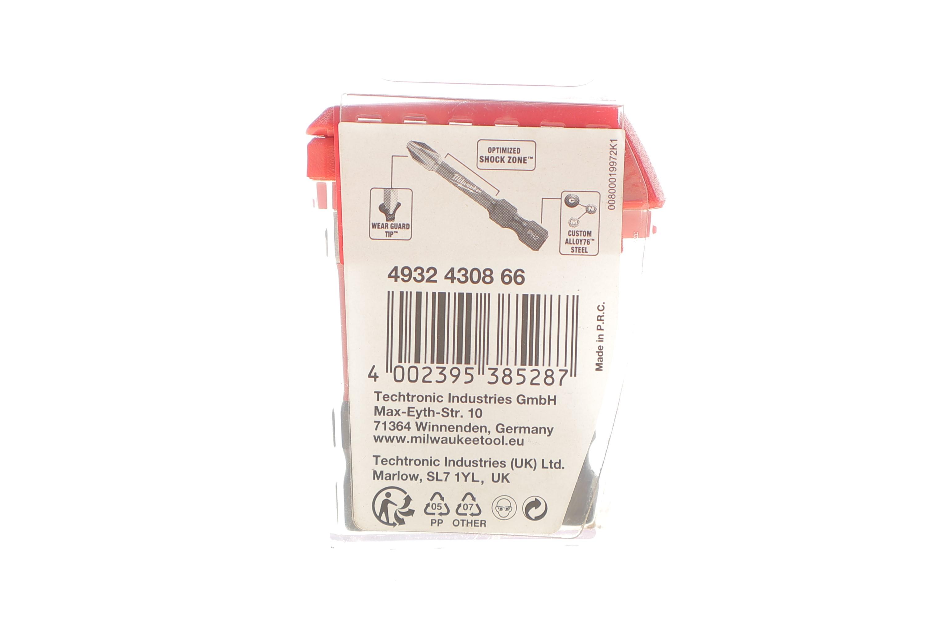 Біта SHOCKWAVE 1/4" PZ2 x 50mm 10 од.